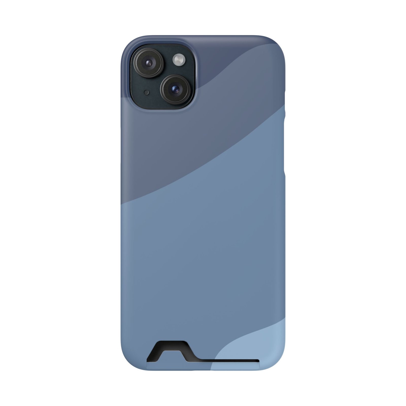 Blue Camouflage Phone Card Case — Slim Wallet Phone Case with Card Holder - Image 54