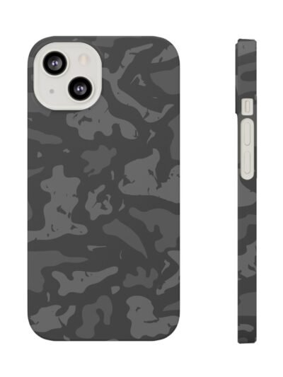 Slim Camouflage Phone Case — Slim Fit Grey Camo iPhone Cover