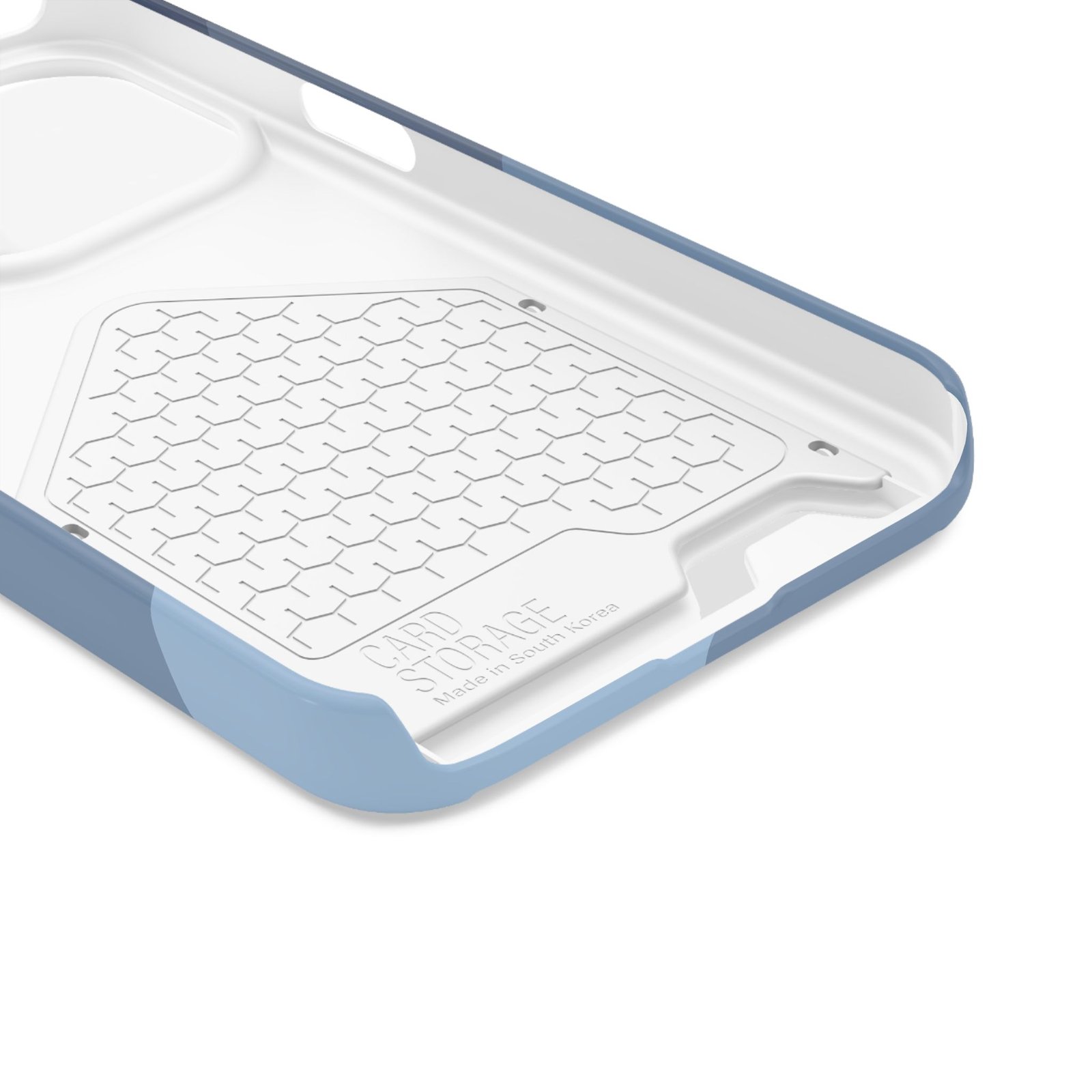 Blue Camouflage Phone Card Case — Slim Wallet Phone Case with Card Holder - Image 19