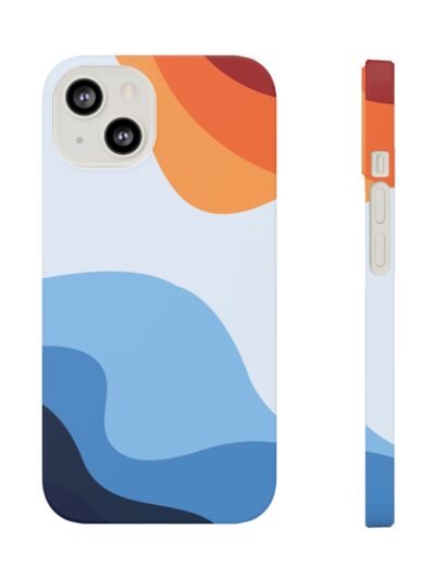 Slim Abstract Wave Phone Case — Slim iPhone Protective Cover