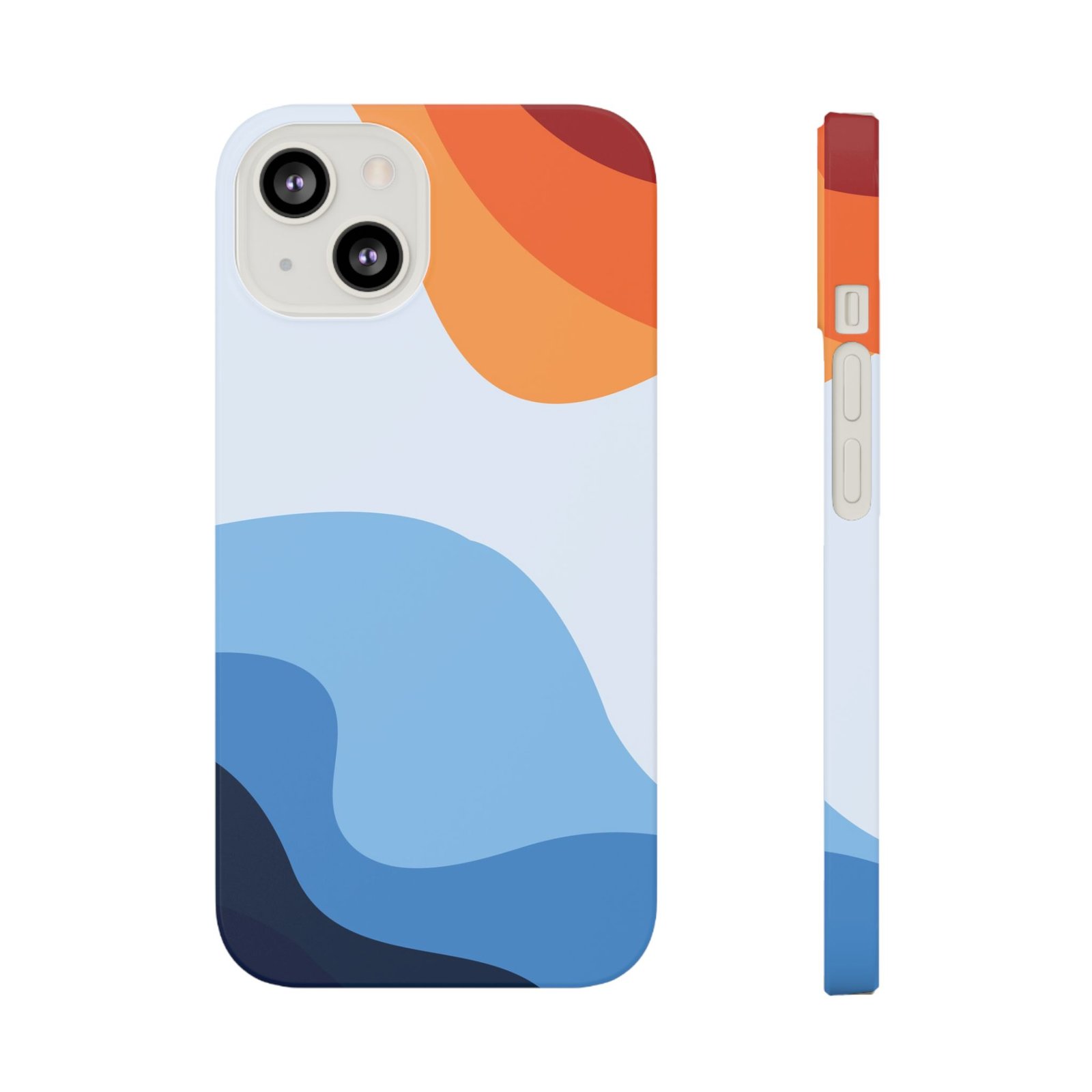 Slim Abstract Wave Phone Case — Slim iPhone Protective Cover