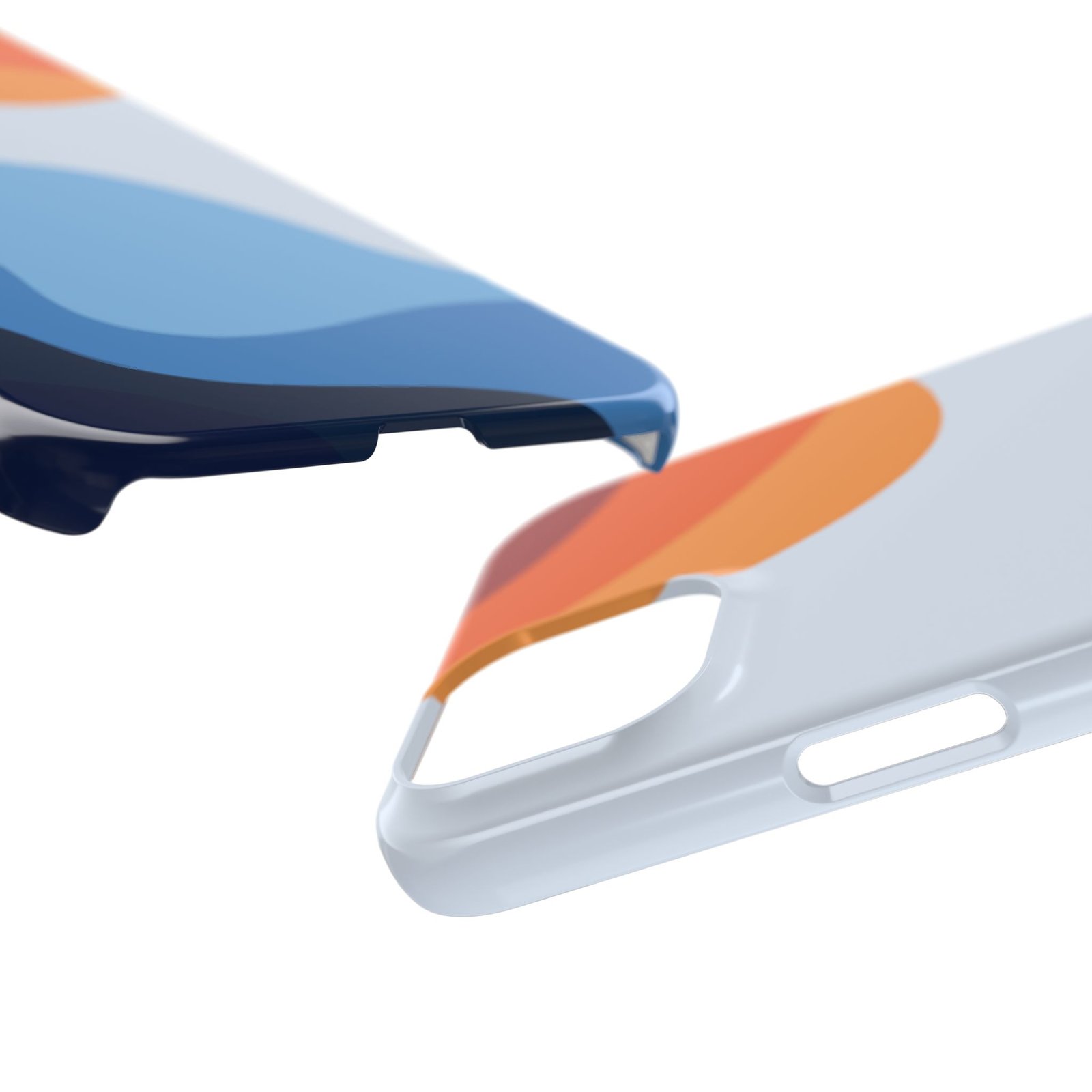 Slim Abstract Wave Phone Case — Slim iPhone Protective Cover - Image 18