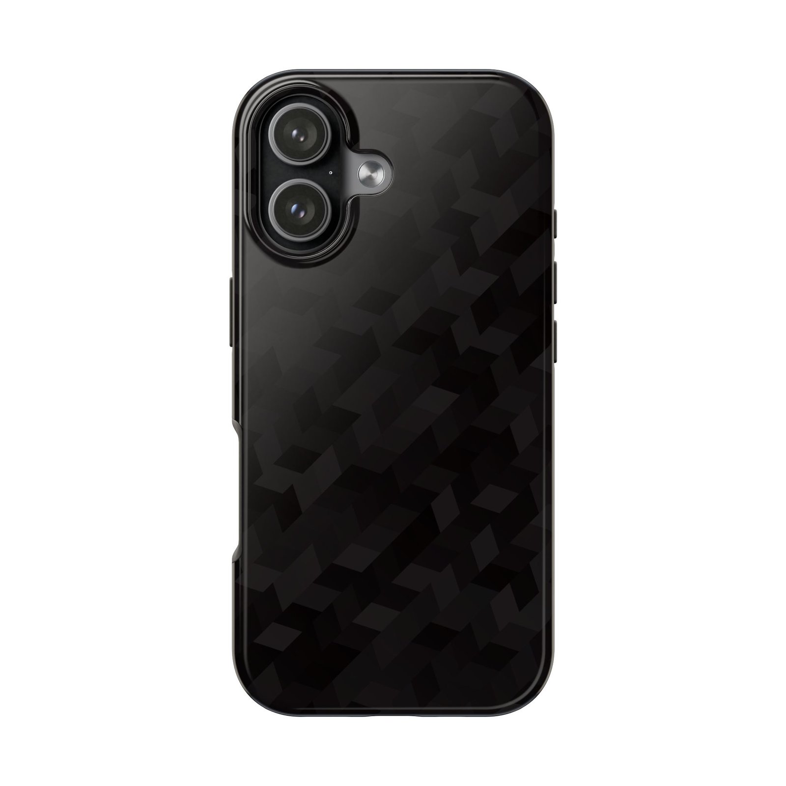 Black Geometric Camo Tough Phone Case — Rugged Protective iPhone Cover - Image 20