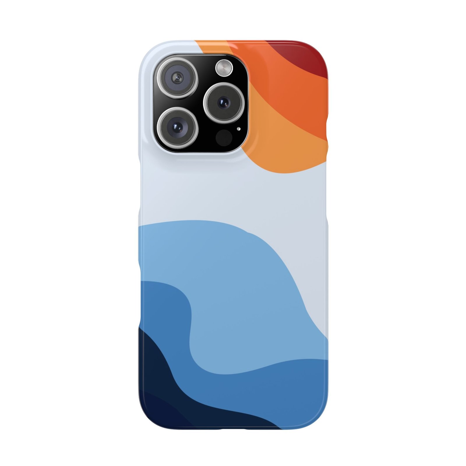 Slim Abstract Wave Phone Case — Slim iPhone Protective Cover - Image 29