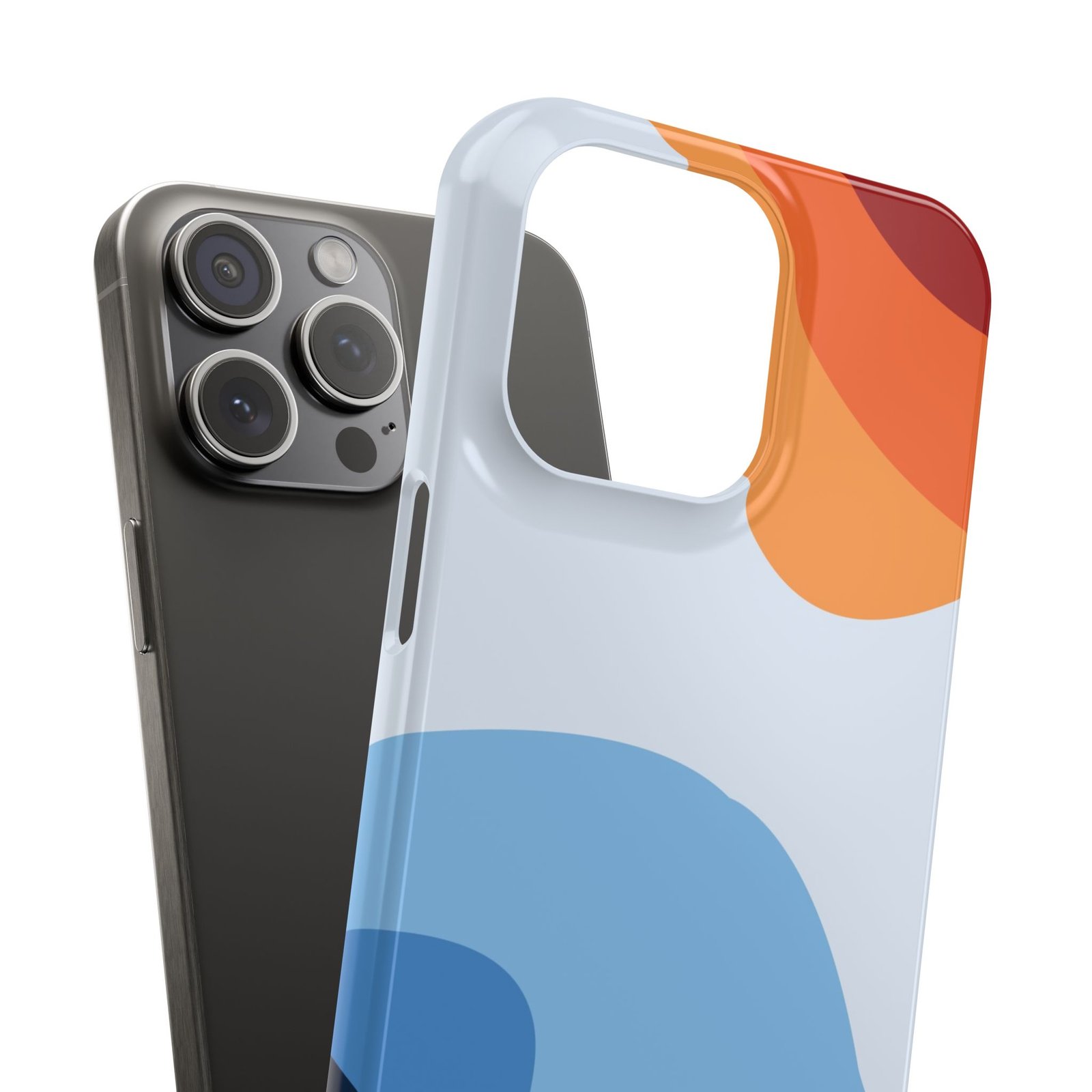 Slim Abstract Wave Phone Case — Slim iPhone Protective Cover - Image 24