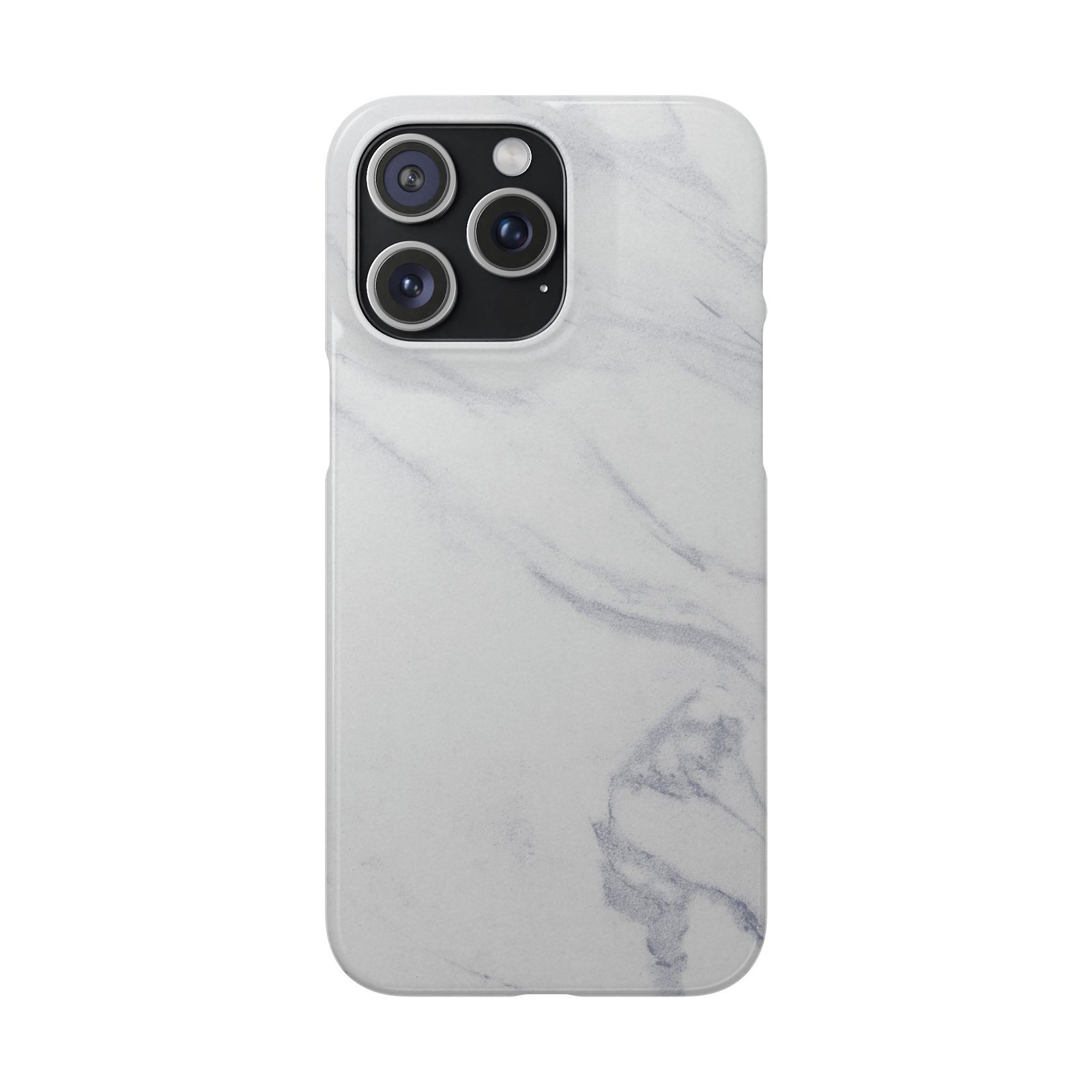 Marble Snap Case – White Marble Phone Case, Minimal Chic Protective Cover - Image 18