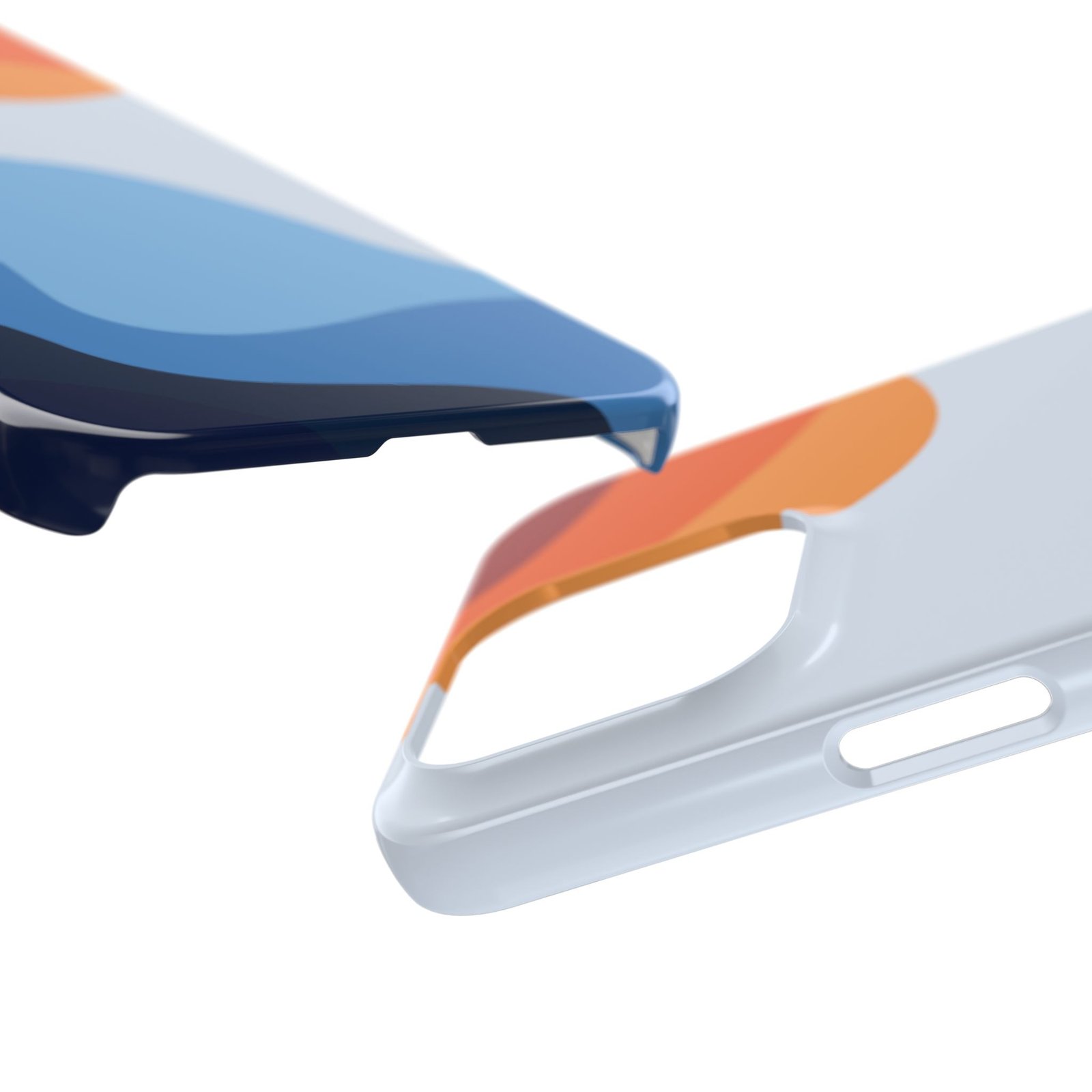 Slim Abstract Wave Phone Case — Slim iPhone Protective Cover - Image 22