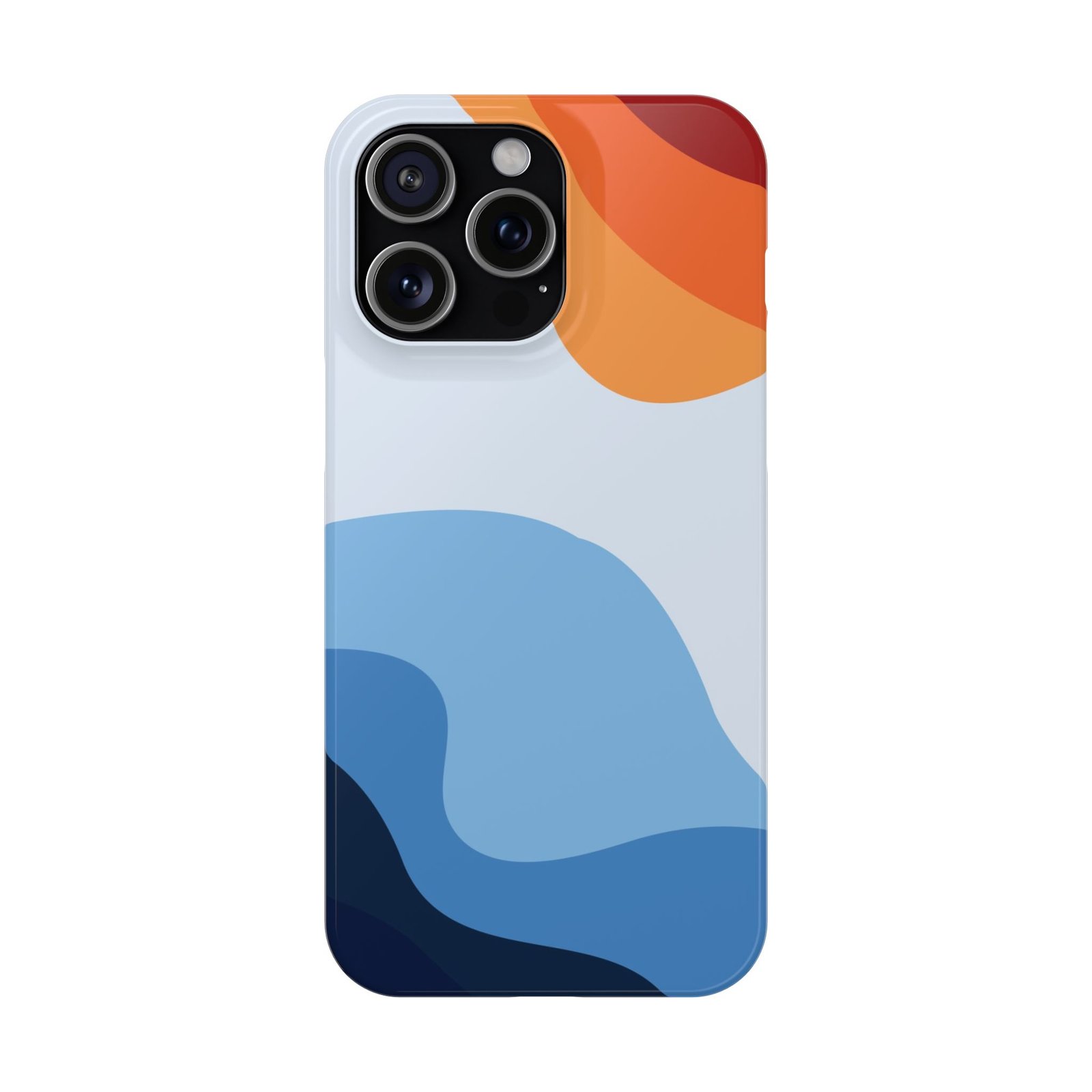 Slim Abstract Wave Phone Case — Slim iPhone Protective Cover - Image 21