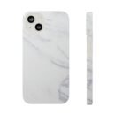 White Marble Slim Phone Case