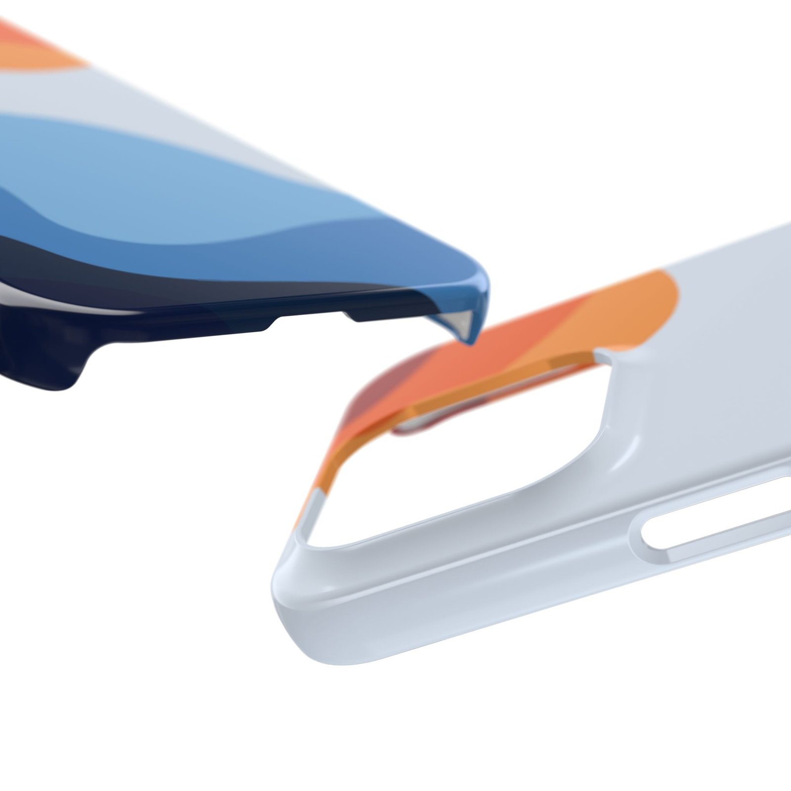 Slim Abstract Wave Phone Case — Slim iPhone Protective Cover - Image 14