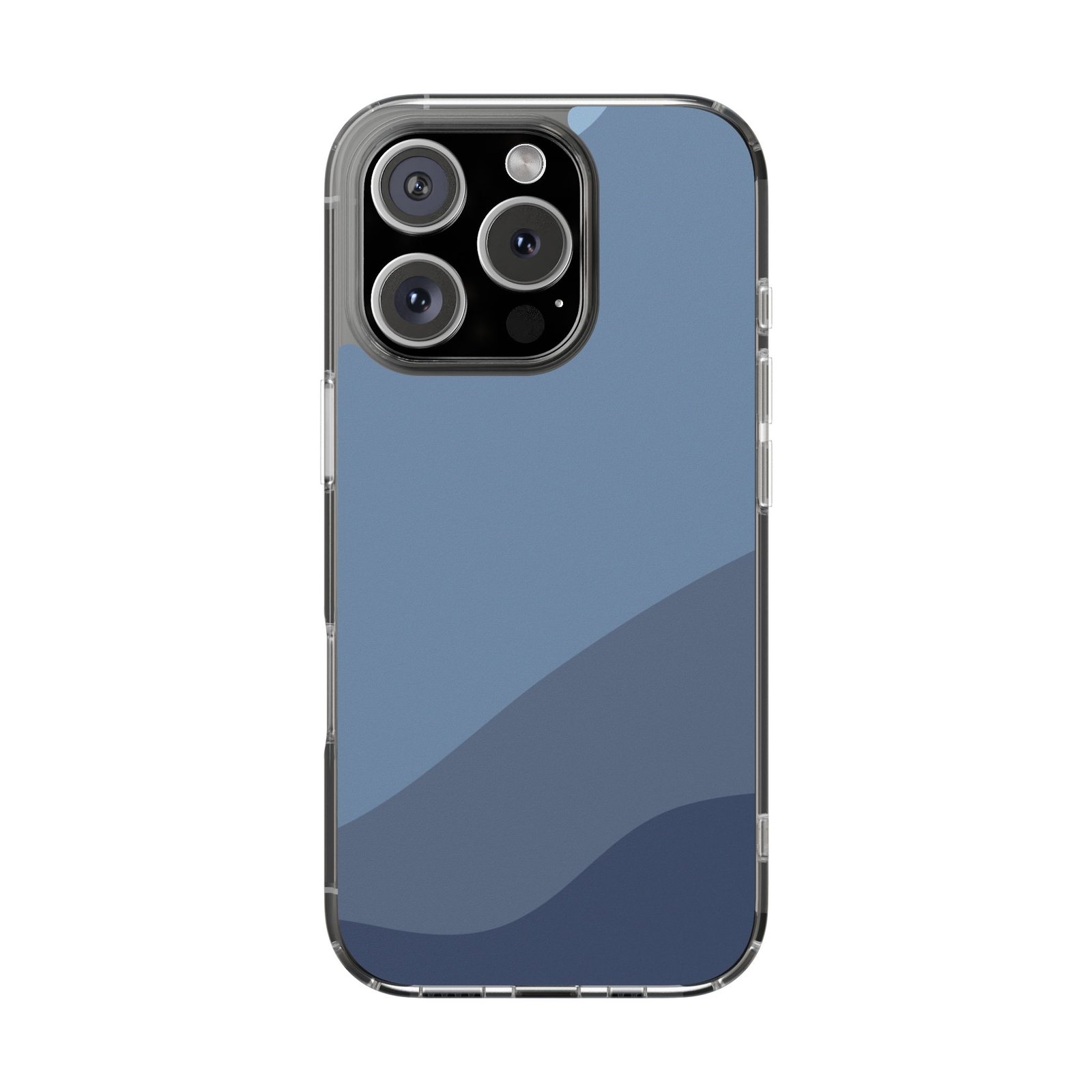 Clear Magnetic Impact-Resistant Phone Case — Blue Gradient - Image 3