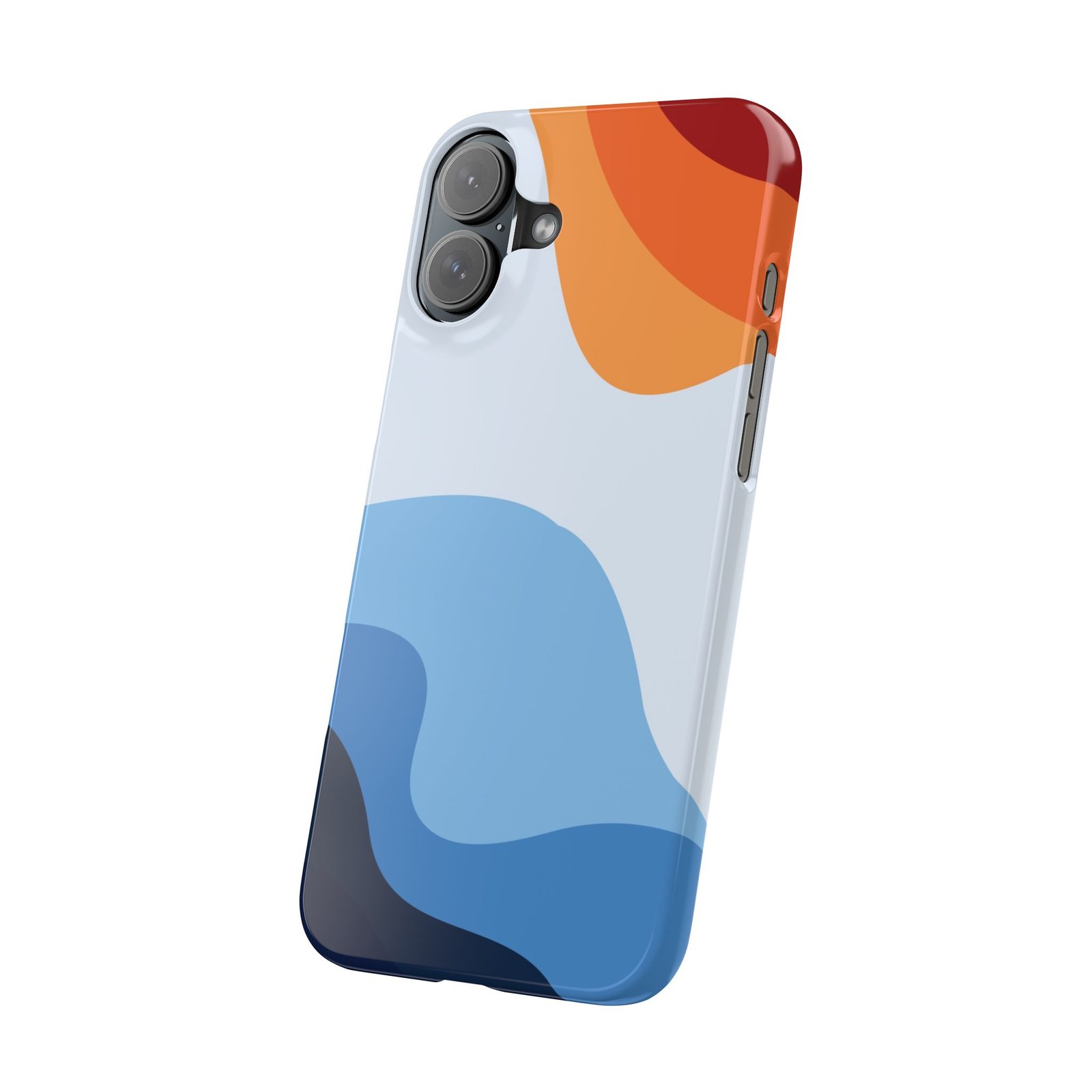 Slim Abstract Wave Phone Case — Slim iPhone Protective Cover - Image 34