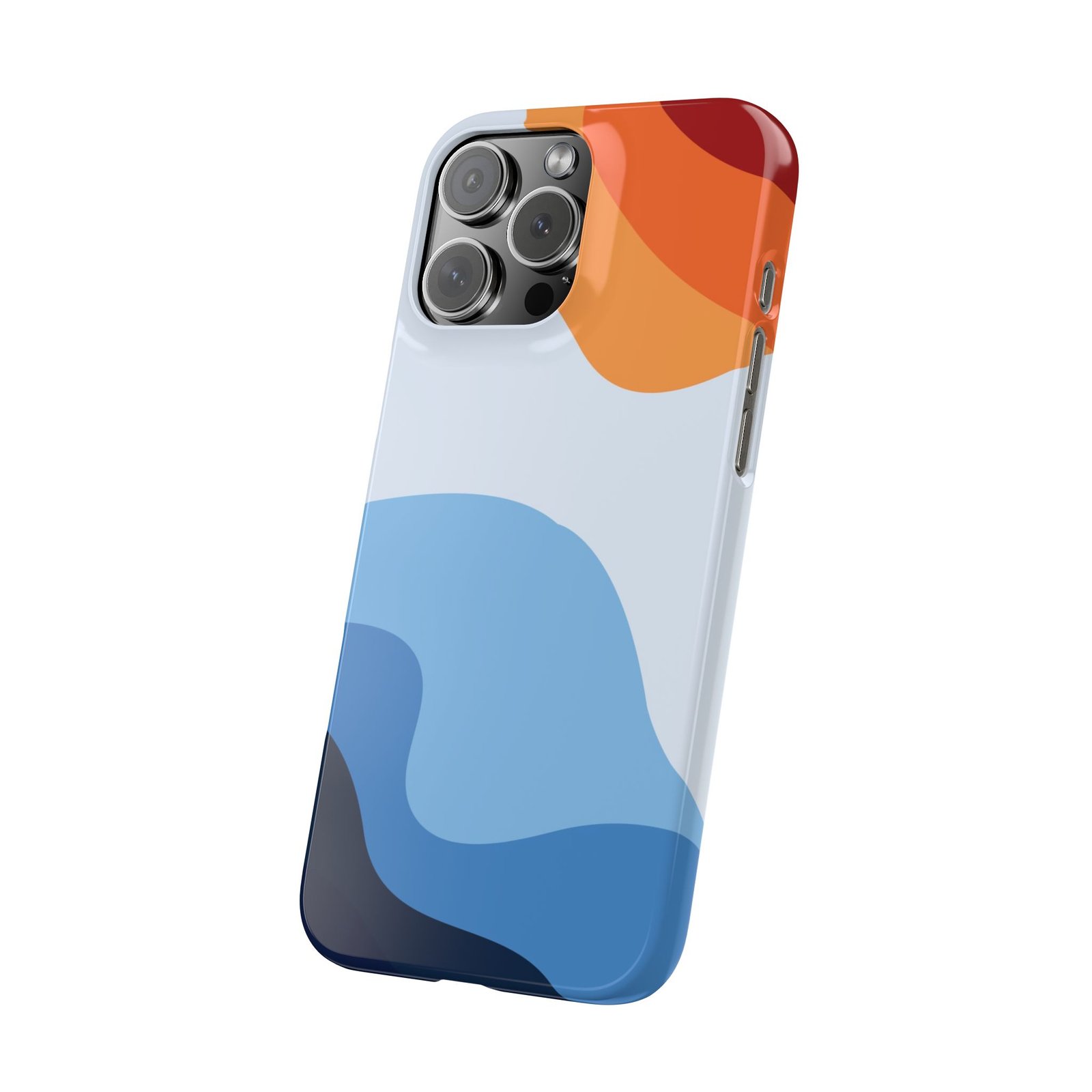 Slim Abstract Wave Phone Case — Slim iPhone Protective Cover - Image 38