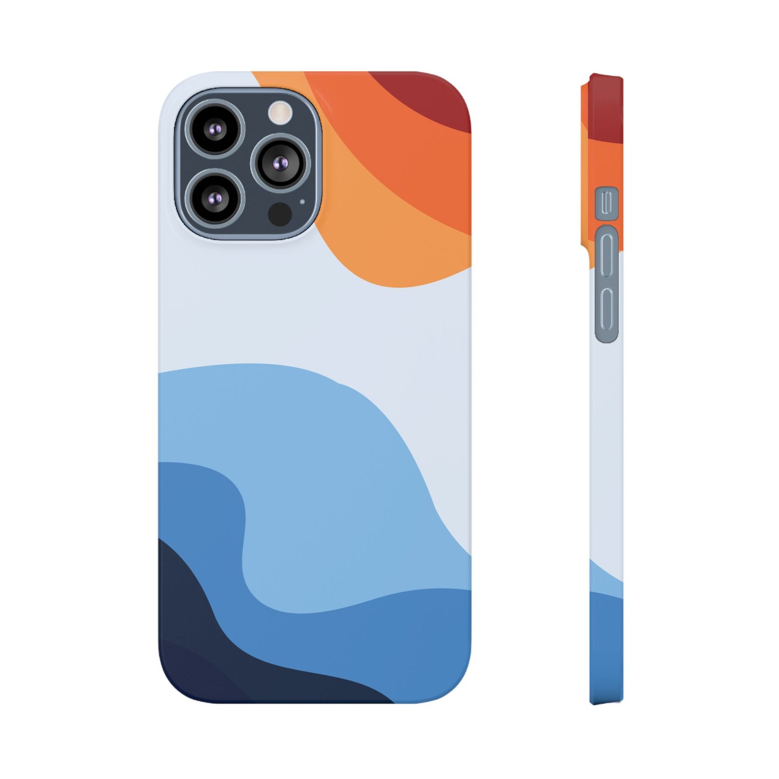 Slim Abstract Wave Phone Case — Slim iPhone Protective Cover - Image 7