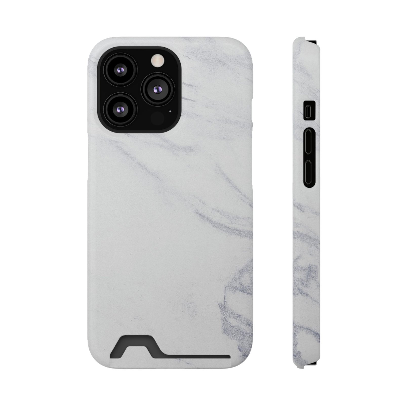 Marble Card Holder Phone Case — Slim Protective Wallet Case - Image 11