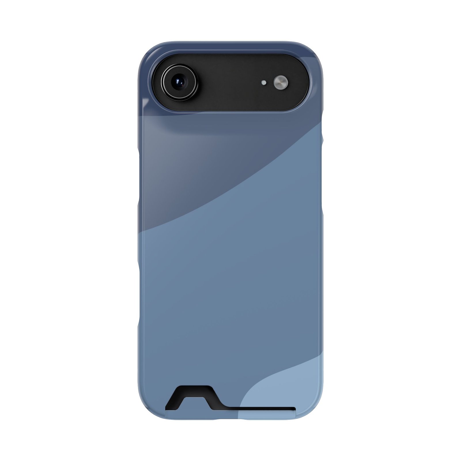 Blue Camouflage Phone Card Case — Slim Wallet Phone Case with Card Holder - Image 38