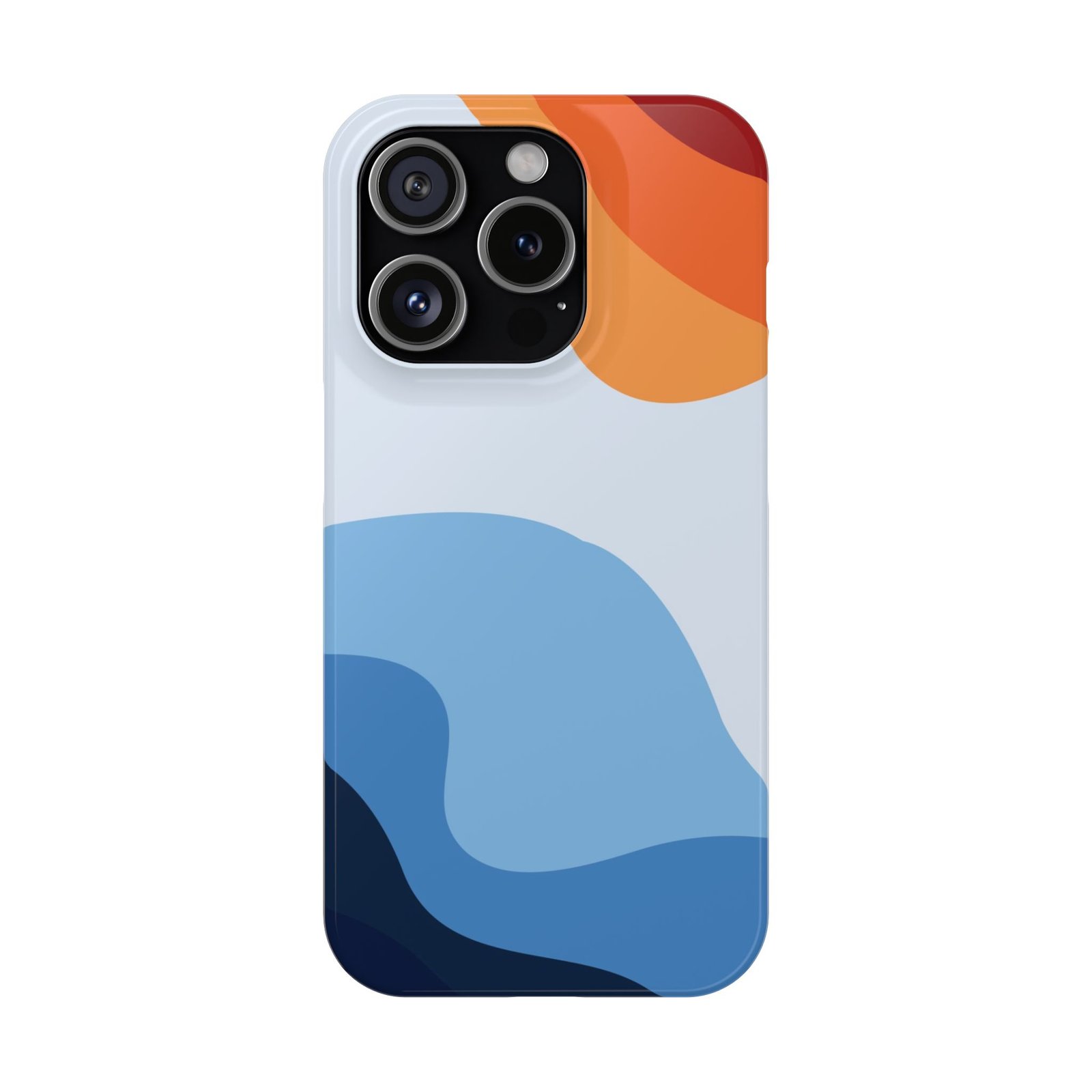 Slim Abstract Wave Phone Case — Slim iPhone Protective Cover - Image 13