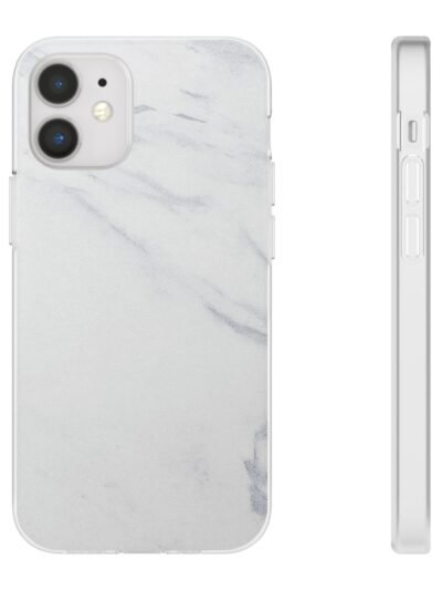 Marble Flexi Case - White Marble Phone Case