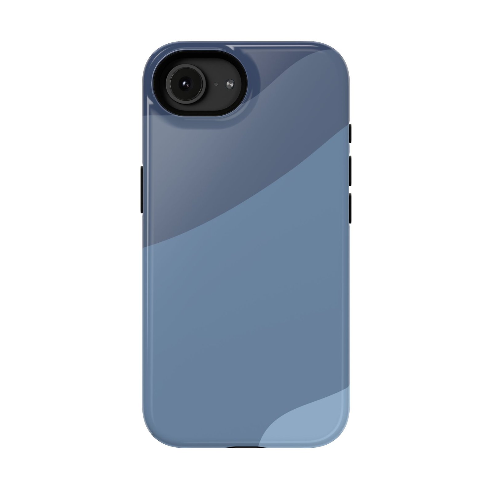 Blue Camouflage Impact-Resistant Phone Case — Rugged Protective Cover - Image 5
