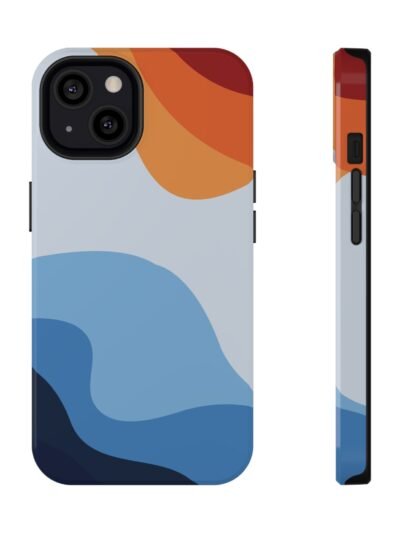 Abstract Colorwave Impact-Resistant Phone Case
