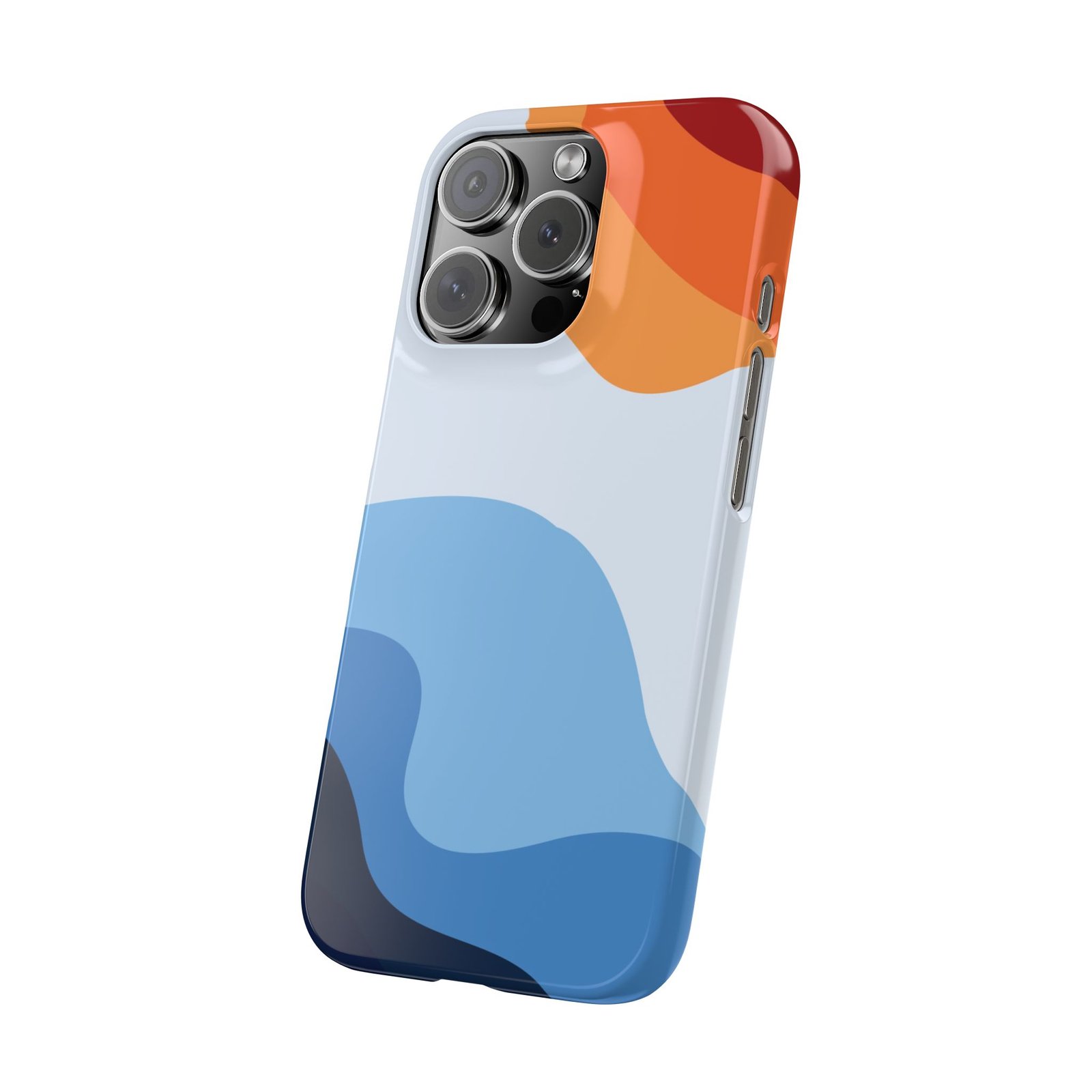 Slim Abstract Wave Phone Case — Slim iPhone Protective Cover - Image 30