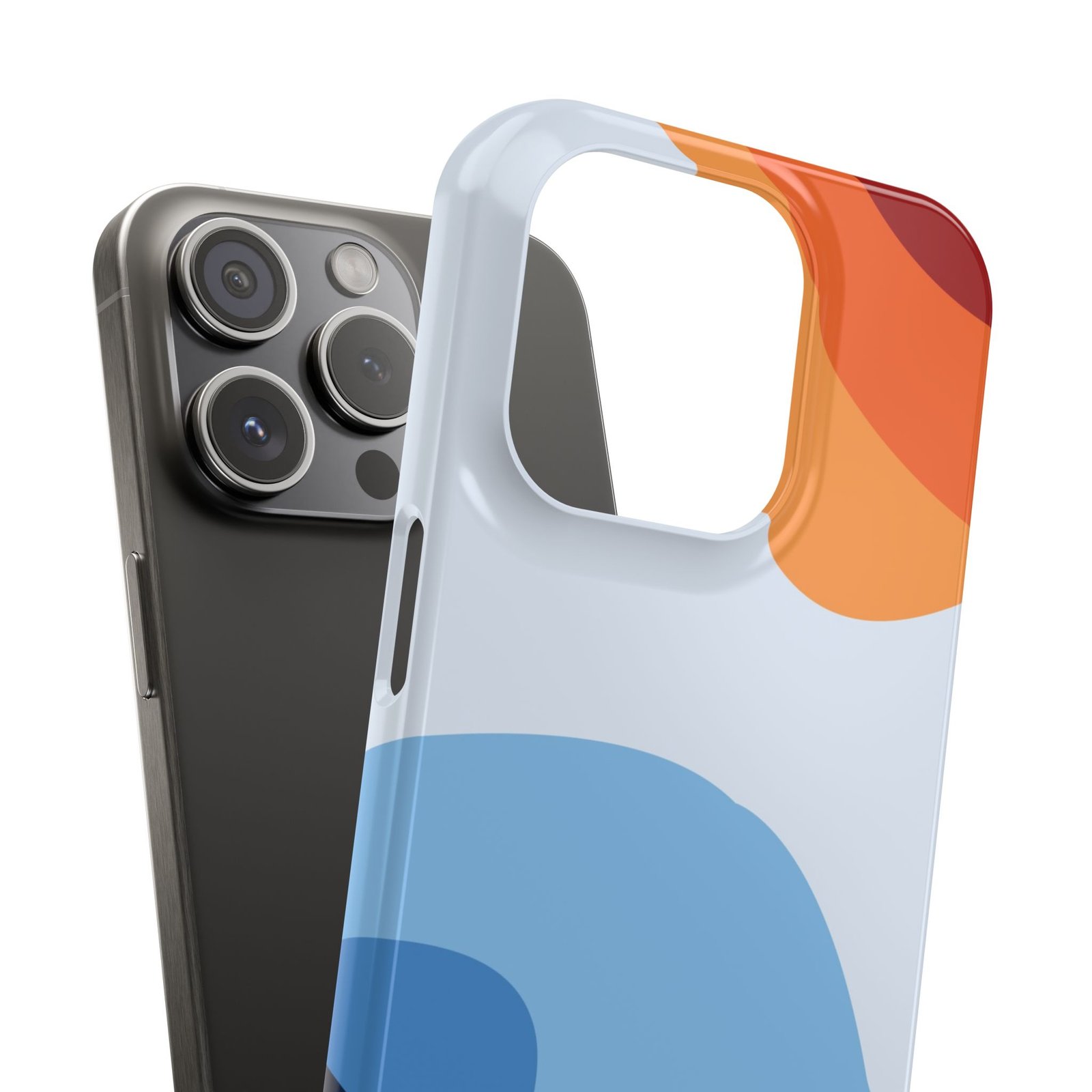 Slim Abstract Wave Phone Case — Slim iPhone Protective Cover - Image 16