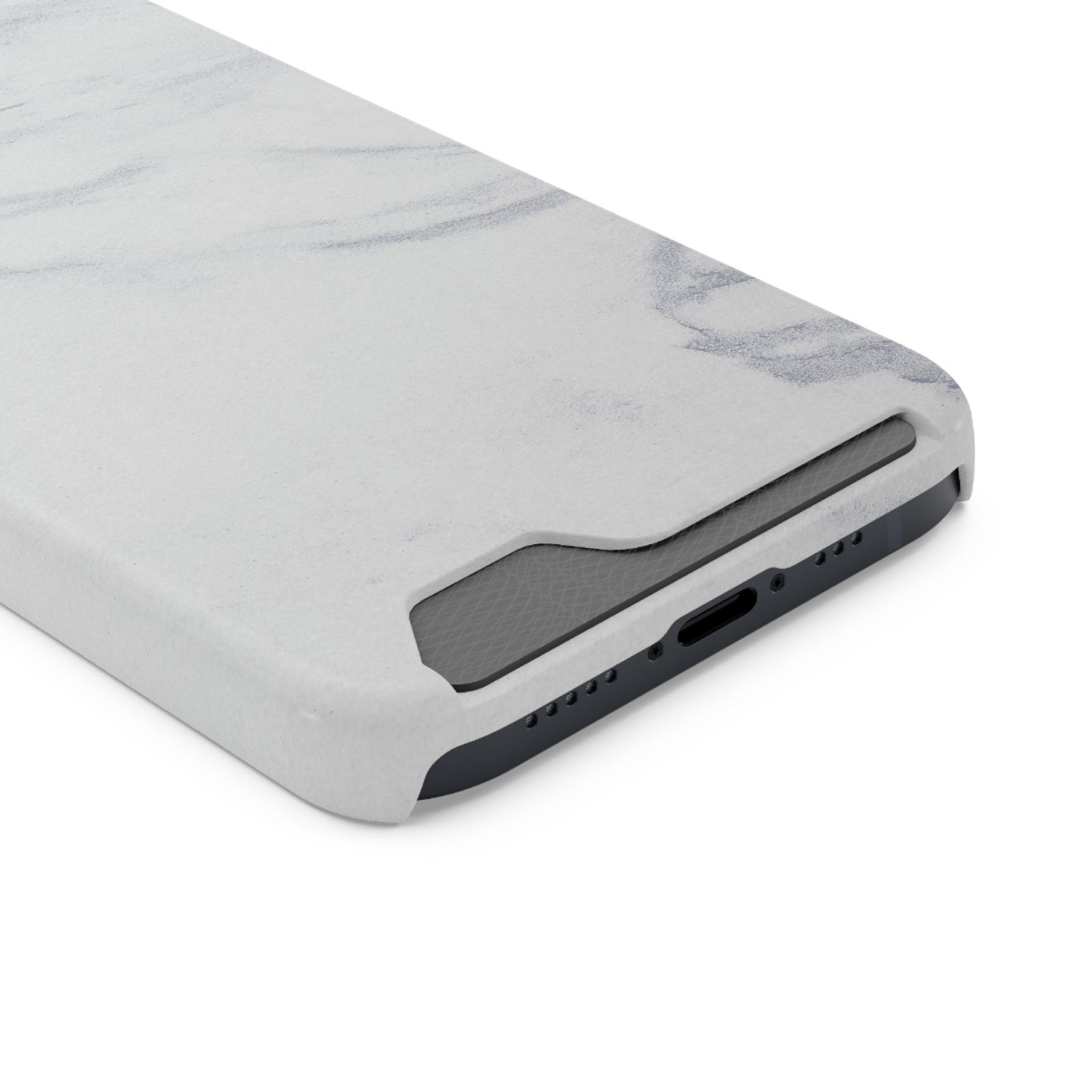 Marble Card Holder Phone Case — Slim Protective Wallet Case - Image 2