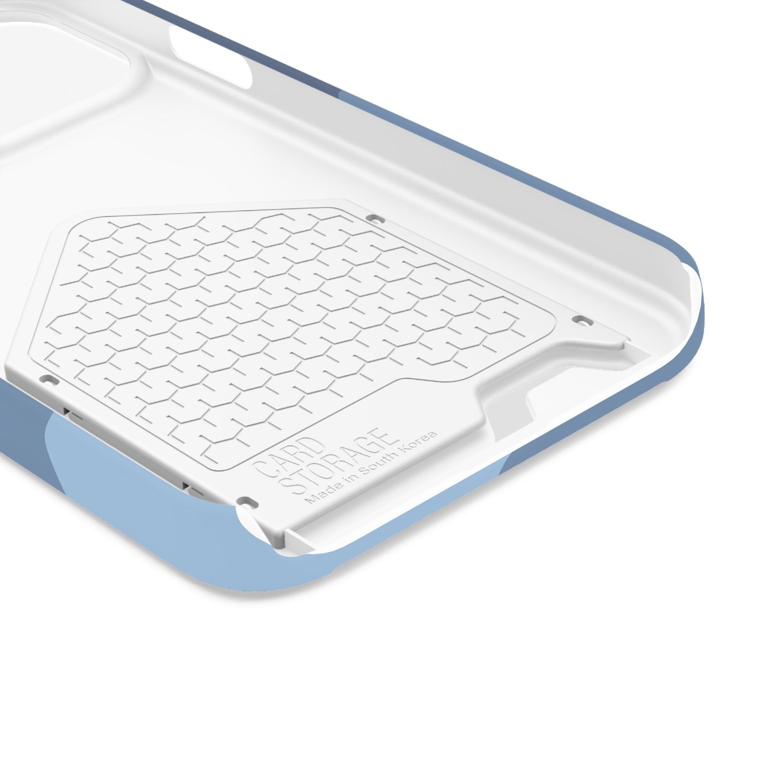 Blue Camouflage Phone Card Case — Slim Wallet Phone Case with Card Holder - Image 27