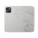 Marble Flip Case — Elegant Faux Marble Phone Wallet Cover
