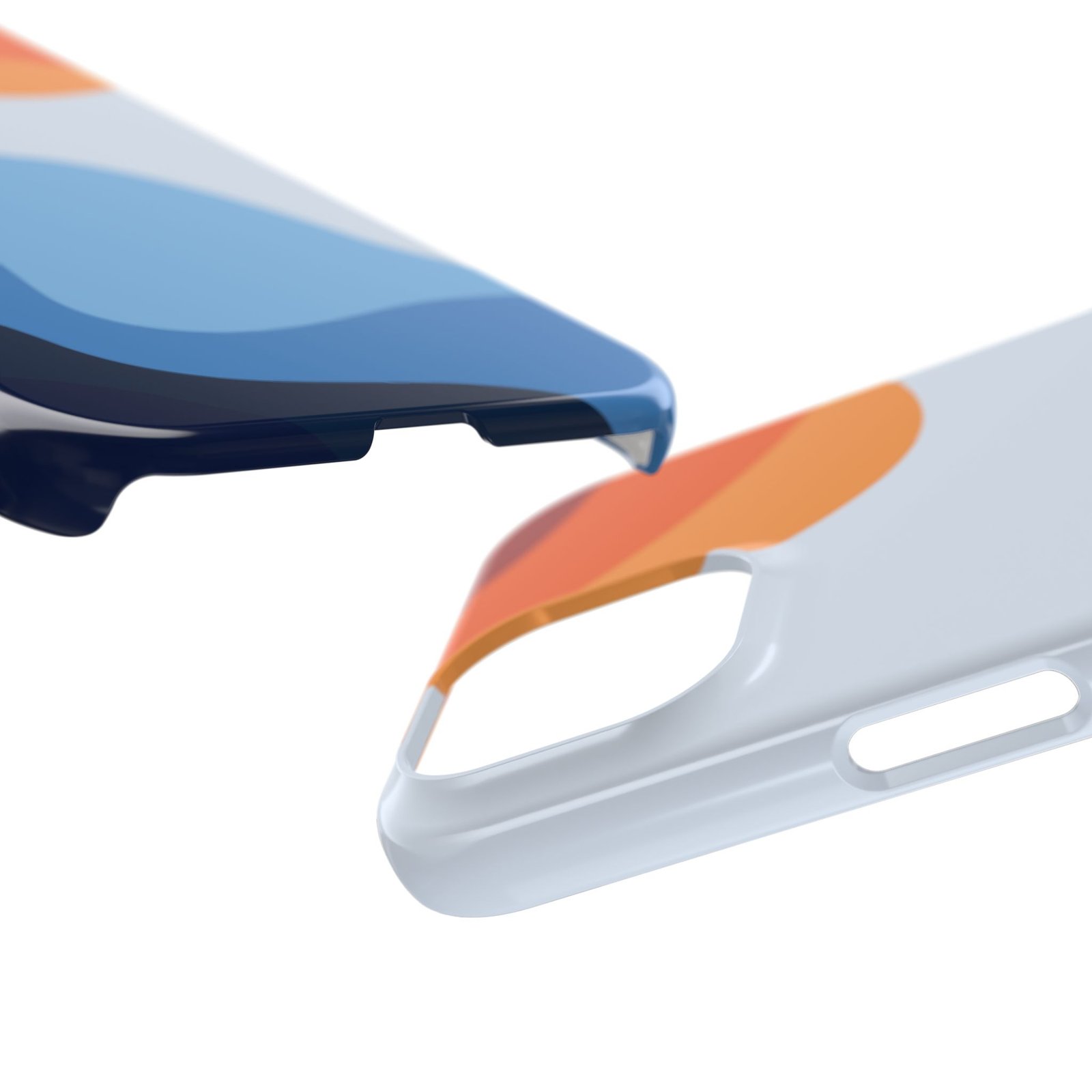 Slim Abstract Wave Phone Case — Slim iPhone Protective Cover - Image 10