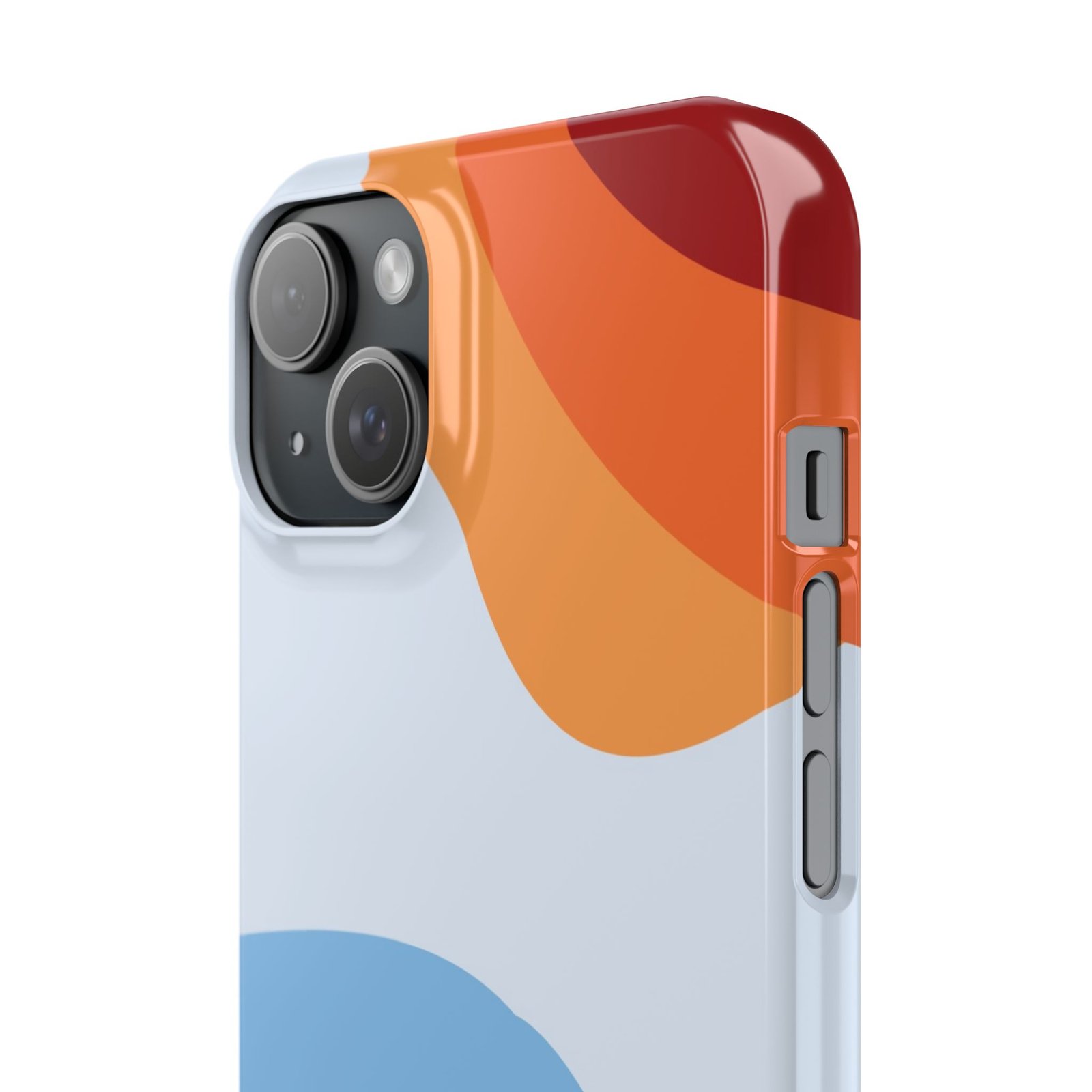 Slim Abstract Wave Phone Case — Slim iPhone Protective Cover - Image 19