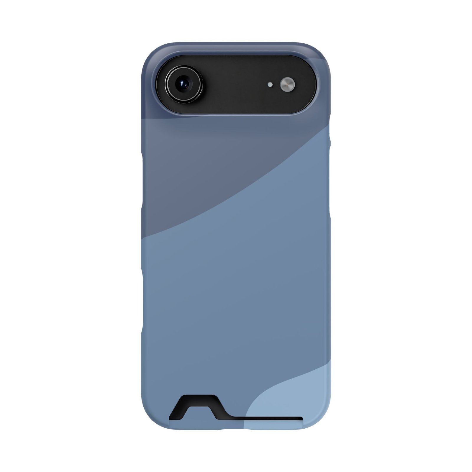 Blue Camouflage Phone Card Case — Slim Wallet Phone Case with Card Holder - Image 34