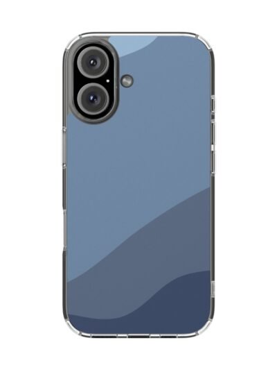 Clear Magnetic Impact-Resistant Phone Case — Blue Gradient