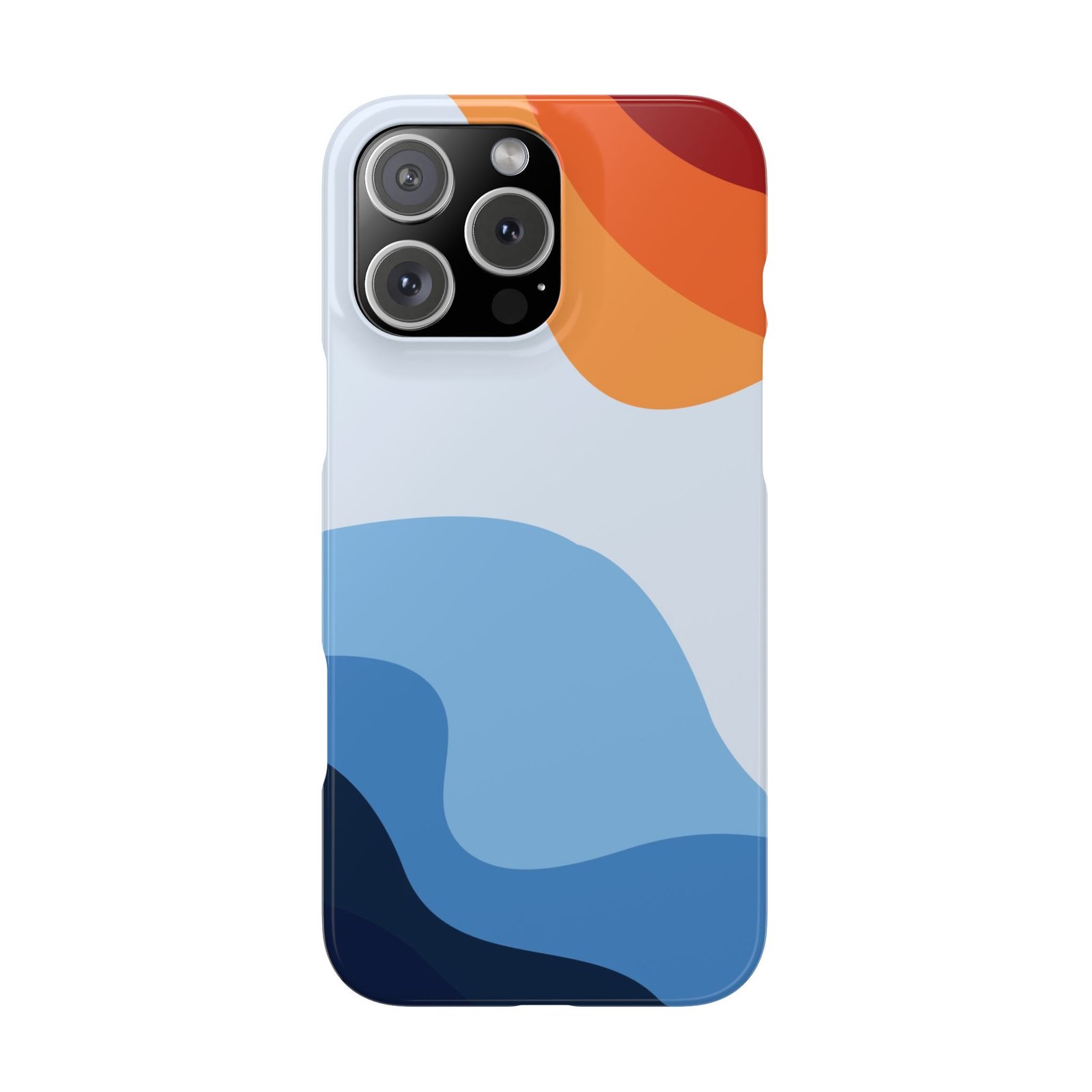 Slim Abstract Wave Phone Case — Slim iPhone Protective Cover - Image 37
