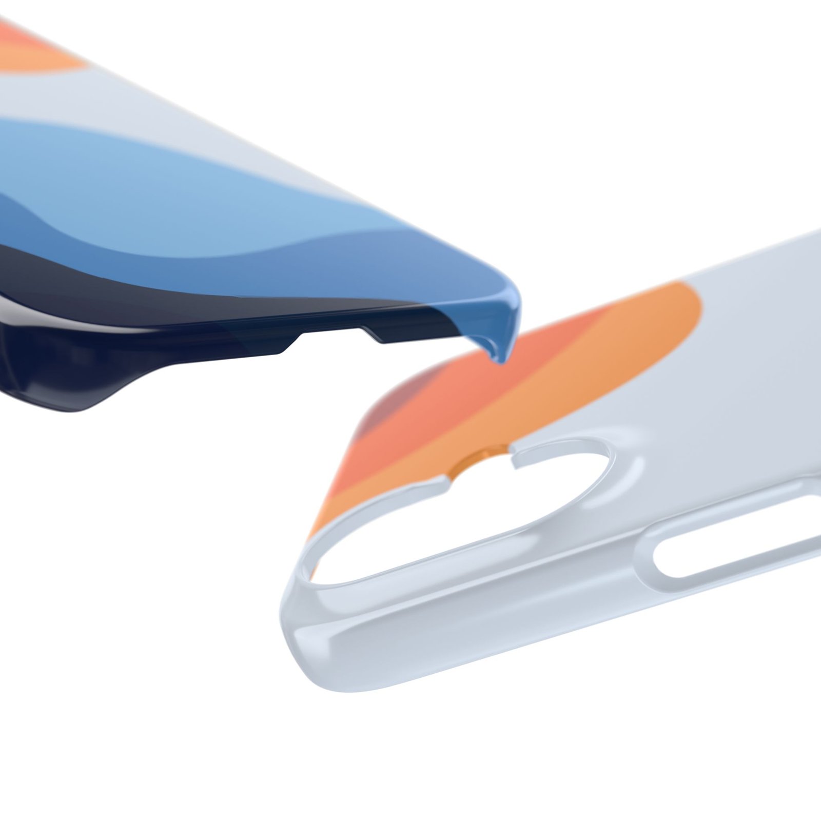 Slim Abstract Wave Phone Case — Slim iPhone Protective Cover - Image 27