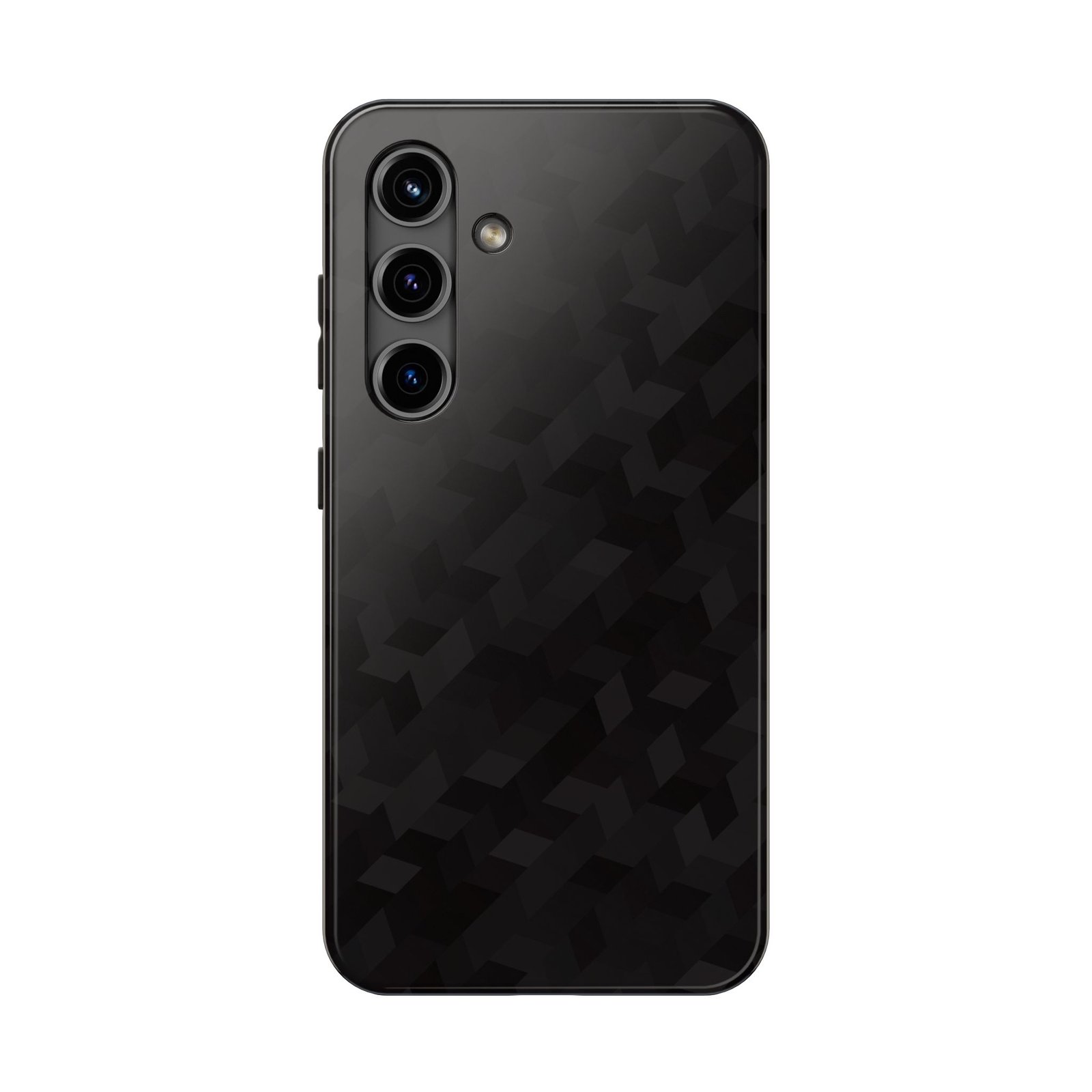 Black Geometric Camo Tough Phone Case — Rugged Protective iPhone Cover - Image 14