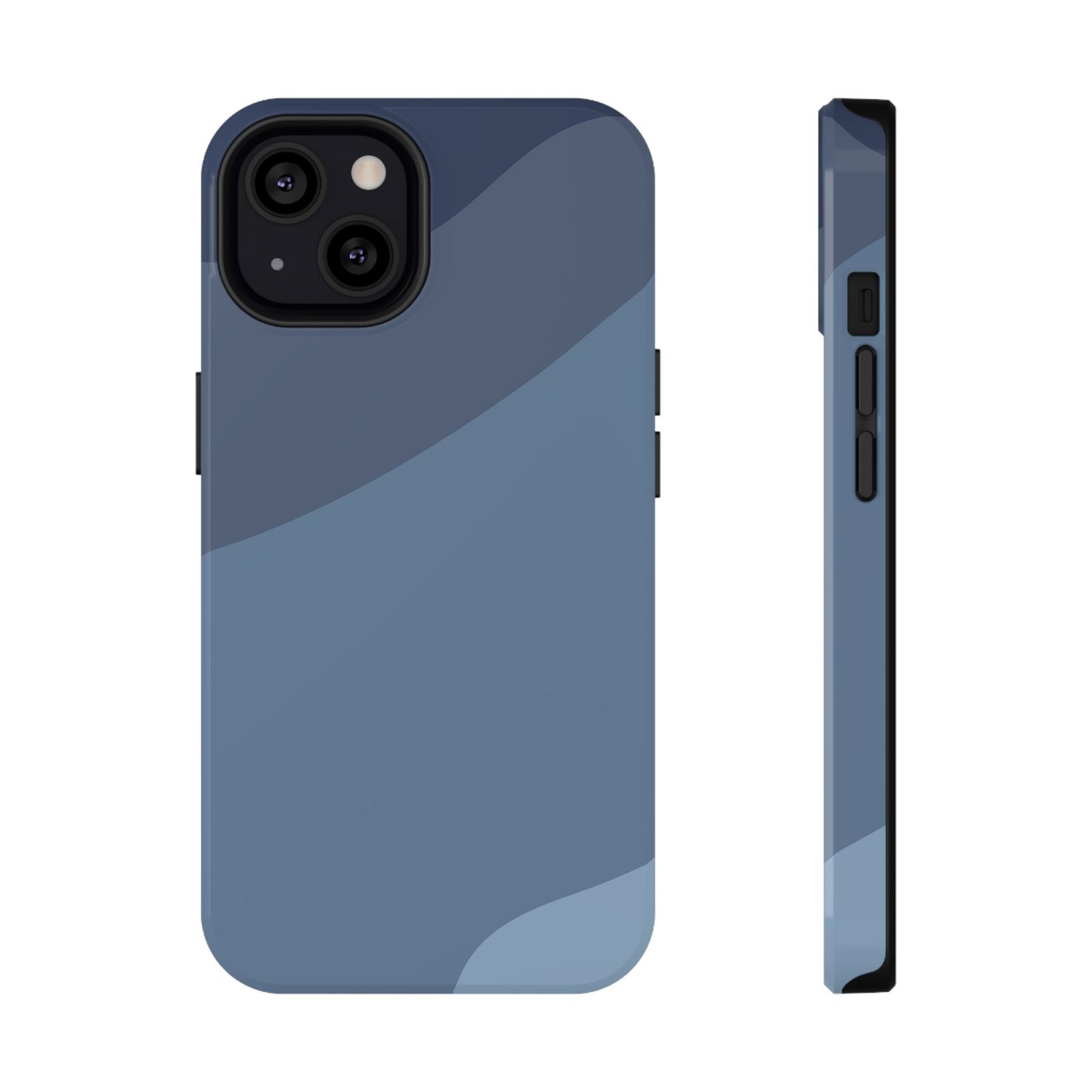 Blue Camouflage Impact-Resistant Phone Case — Rugged Protective Cover - Image 6