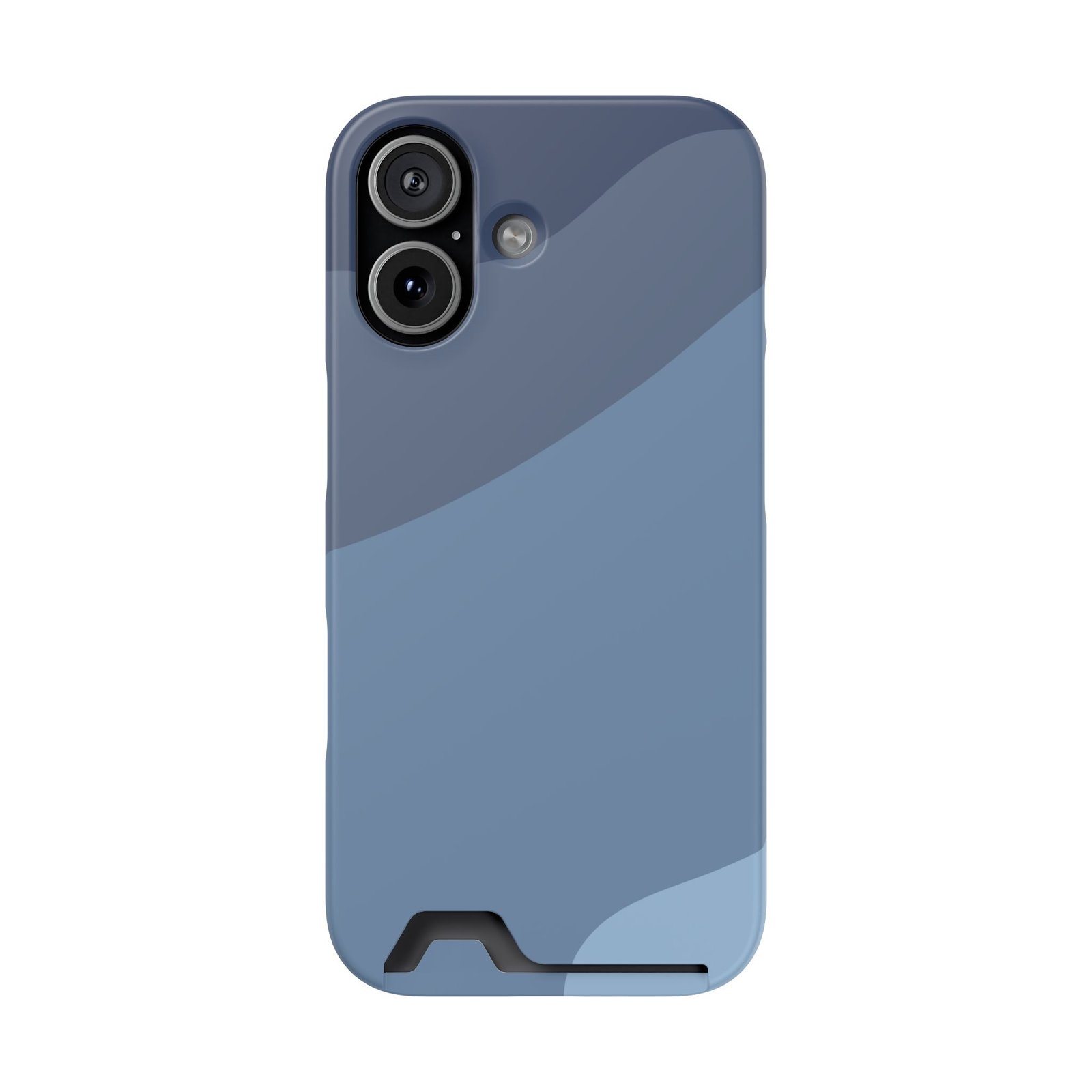 Blue Camouflage Phone Card Case — Slim Wallet Phone Case with Card Holder - Image 33