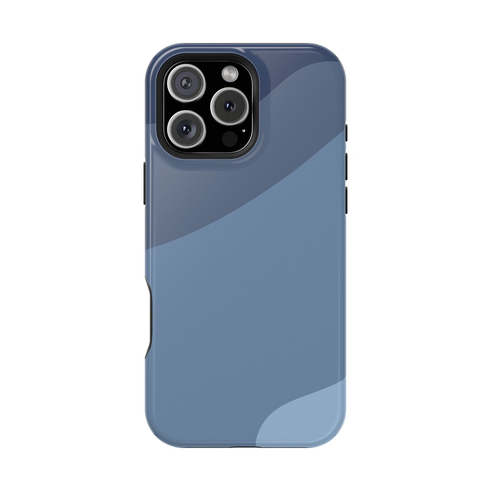 Blue Camouflage Impact-Resistant Phone Case — Rugged Protective Cover - Image 19