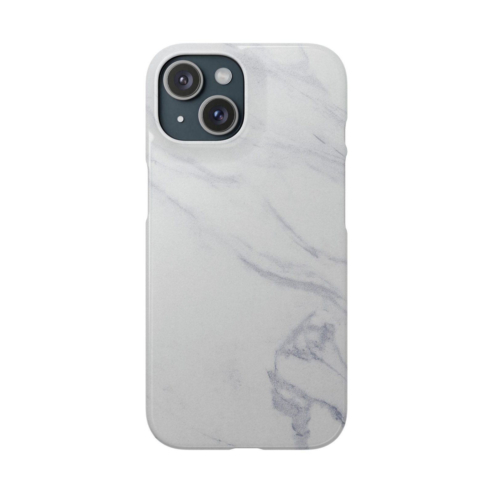 Marble Snap Case – White Marble Phone Case, Minimal Chic Protective Cover - Image 15