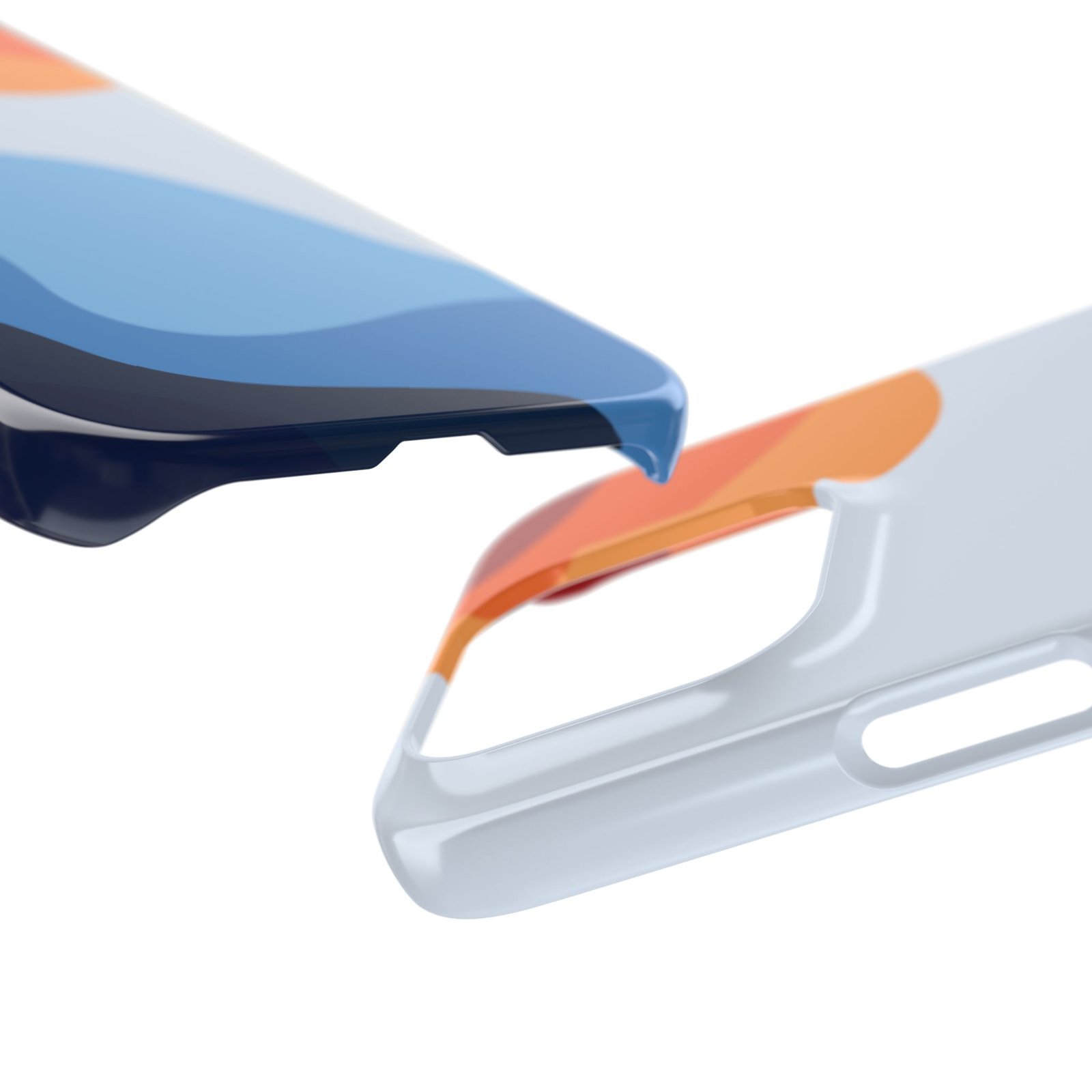 Slim Abstract Wave Phone Case — Slim iPhone Protective Cover - Image 31