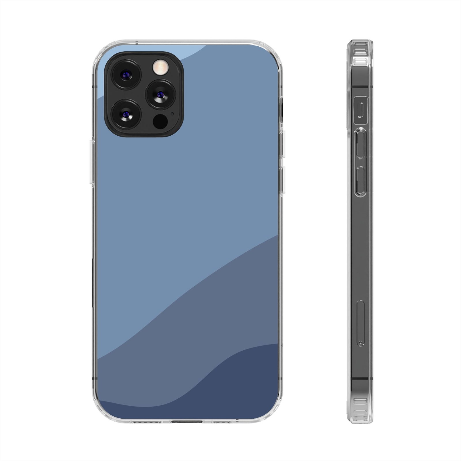Clear Magnetic Impact-Resistant Phone Case — Blue Gradient - Image 19
