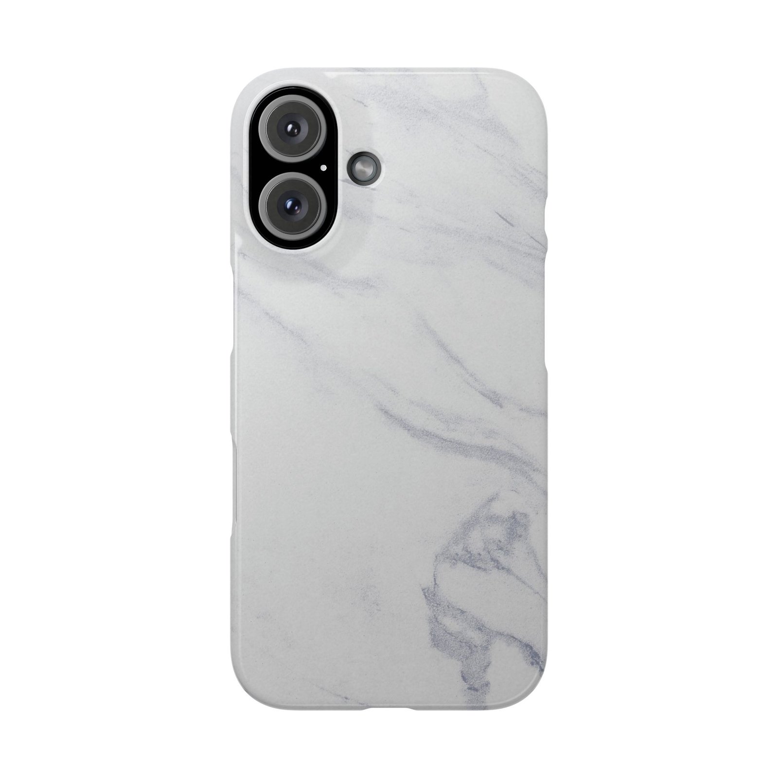 Marble Snap Case – White Marble Phone Case, Minimal Chic Protective Cover - Image 11