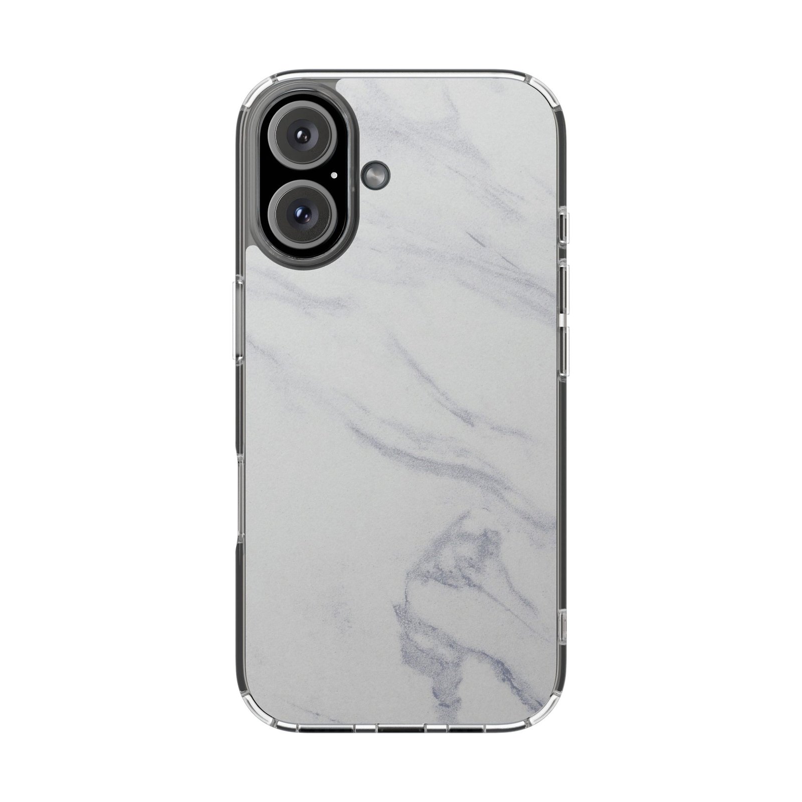 Marble Clear Magnetic Phone Case — Impact‑Resistant Transparent Protective Cover