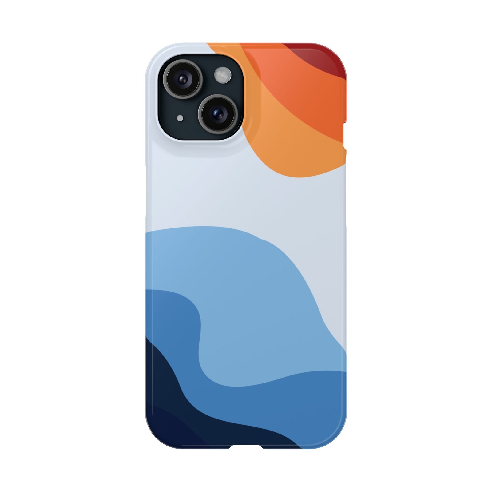 Slim Abstract Wave Phone Case — Slim iPhone Protective Cover - Image 9