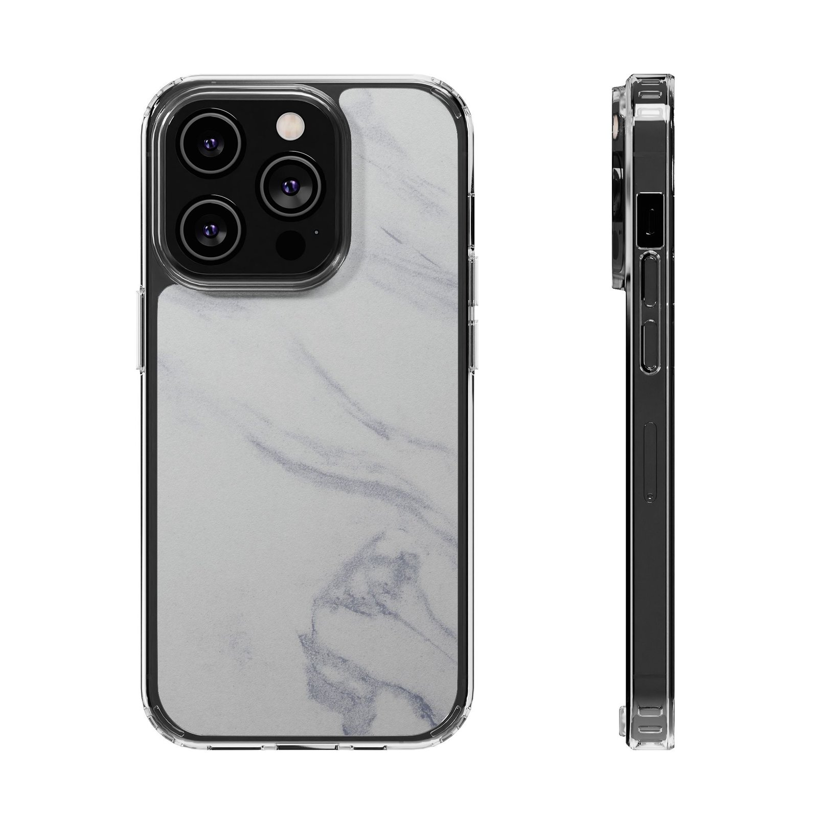 Marble Clear Magnetic Phone Case — Impact‑Resistant Transparent Protective Cover - Image 11