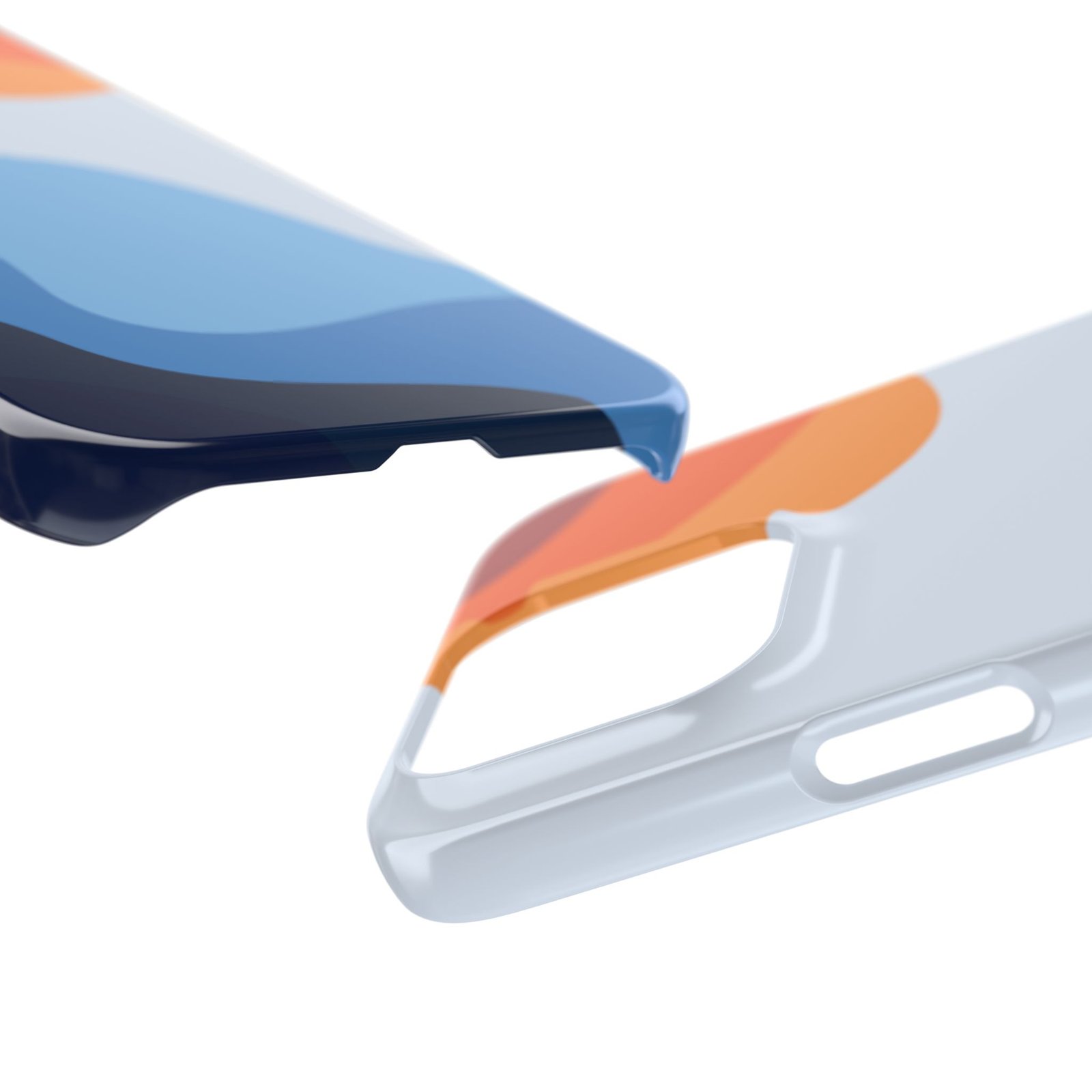 Slim Abstract Wave Phone Case — Slim iPhone Protective Cover - Image 39