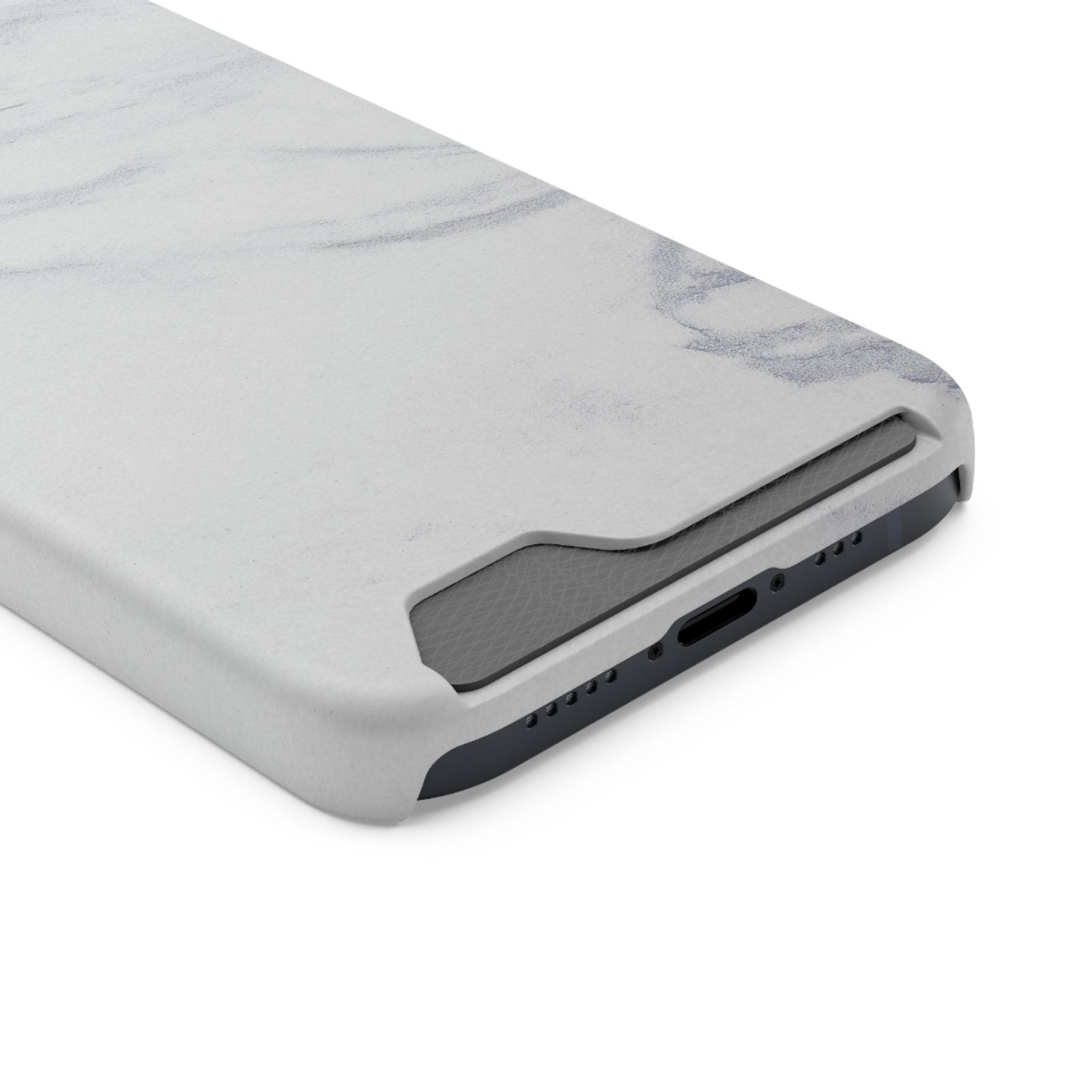 Marble Card Holder Phone Case — Slim Protective Wallet Case - Image 6