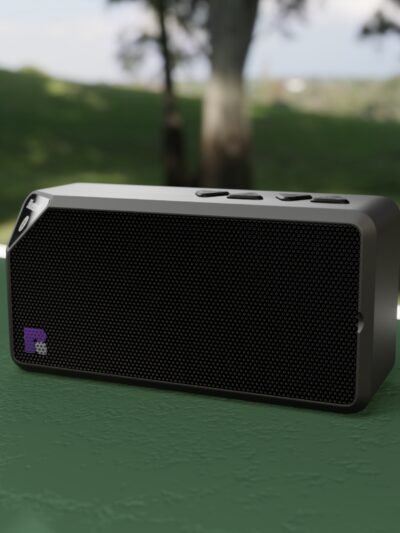 Portable Bluetooth Speaker — Compact Wireless Speaker with MicroSD & Aux Input