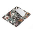Abstract Street Art Mouse Pad — Colorful Urban Doodle Desk Mat